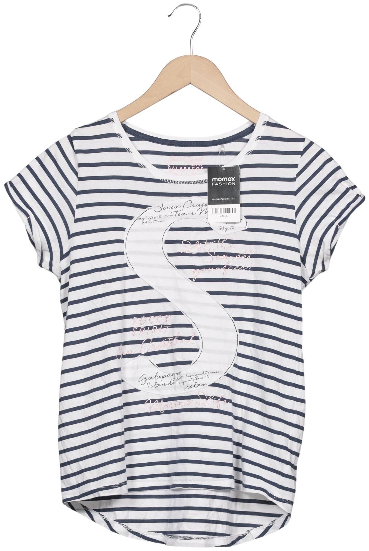 

Soccx Damen T-Shirt, weiß, Gr. 36