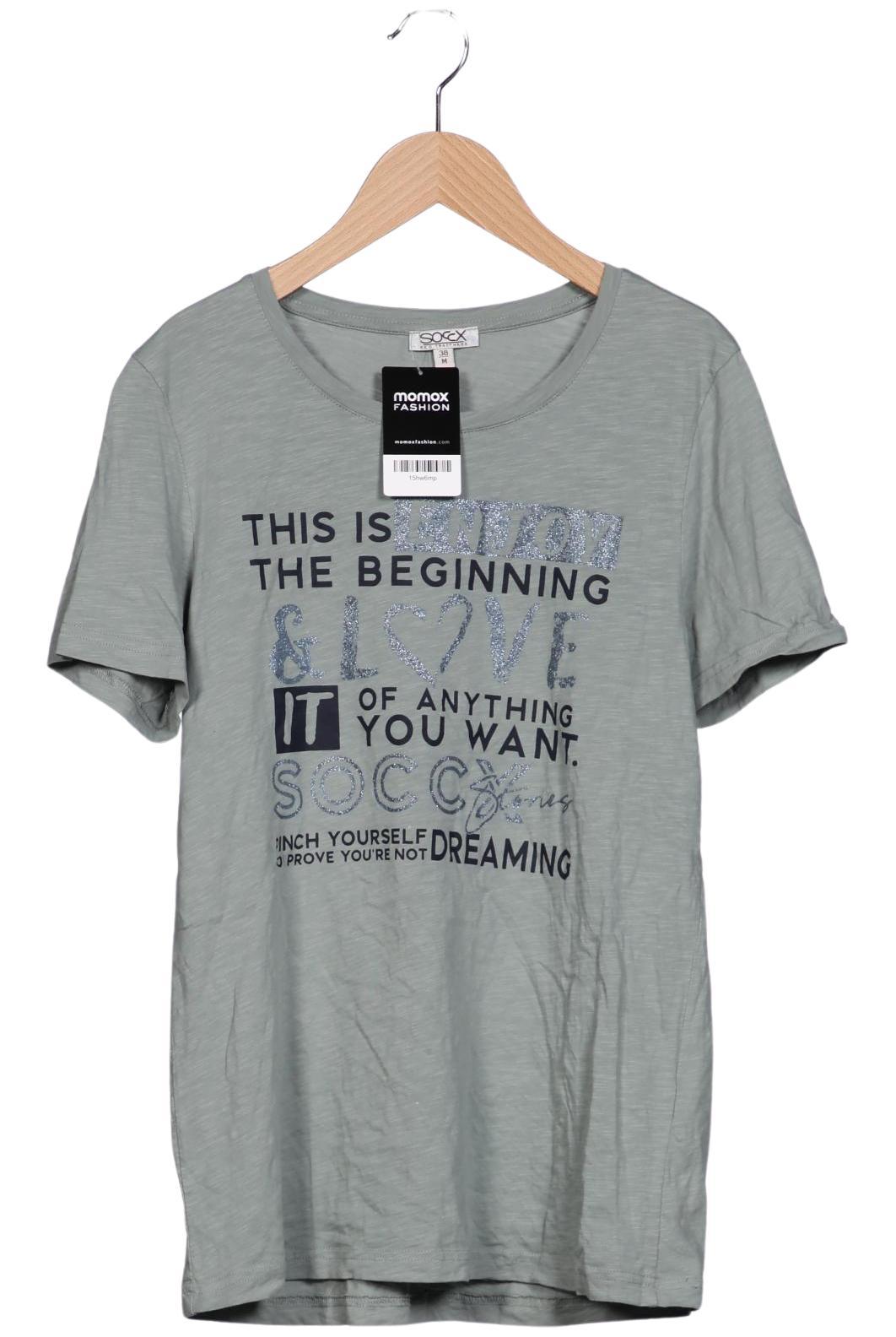 

Soccx Damen T-Shirt, türkis, Gr. 38