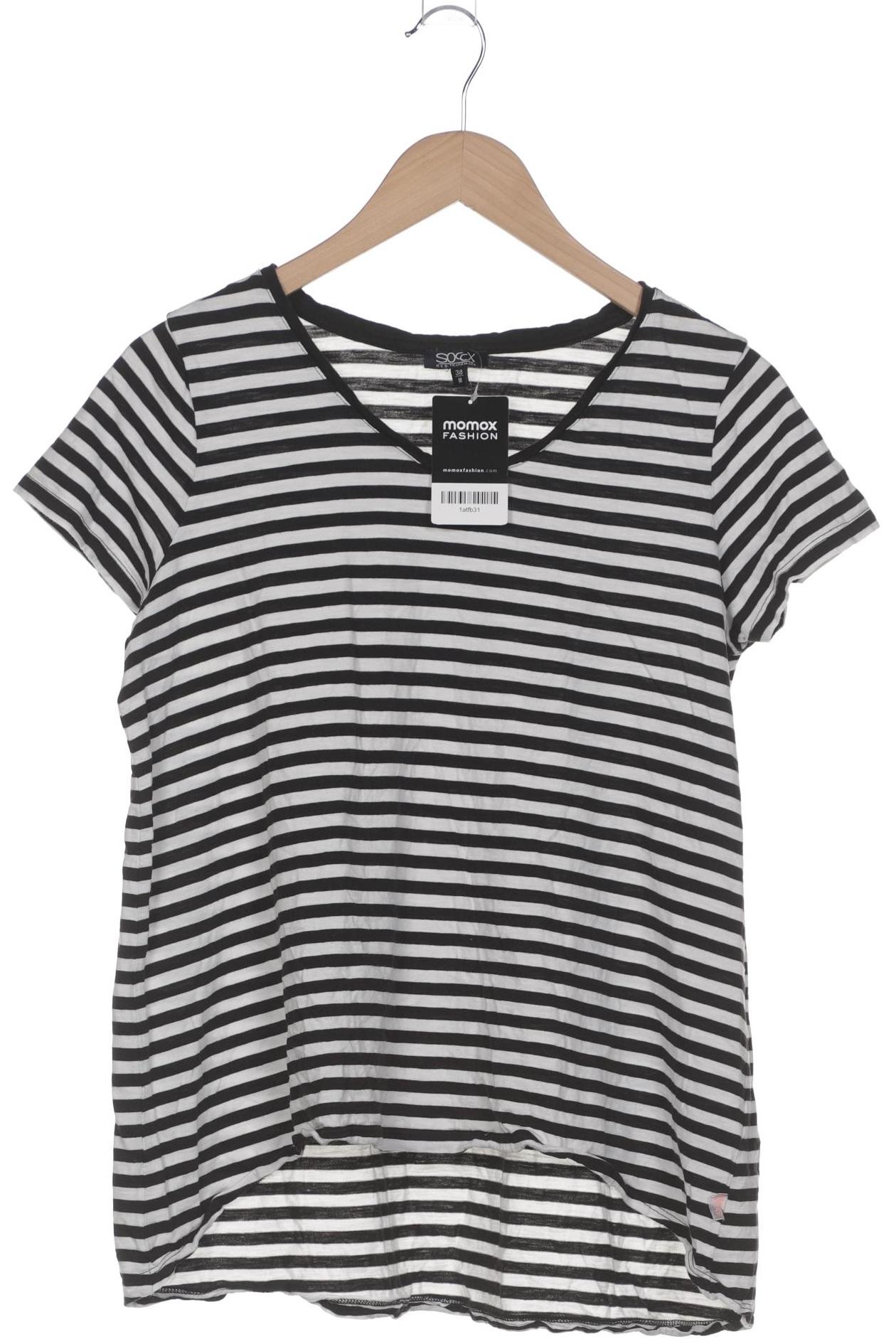 

Soccx Damen T-Shirt, schwarz, Gr. 38