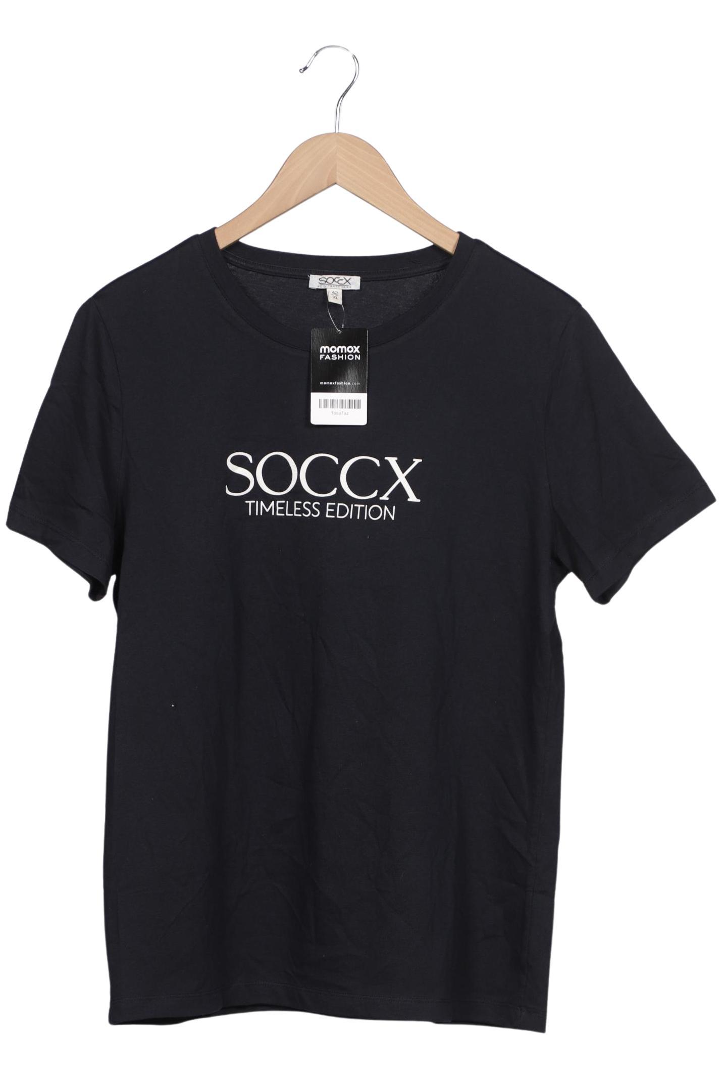 

Soccx Damen T-Shirt, marineblau, Gr. 42