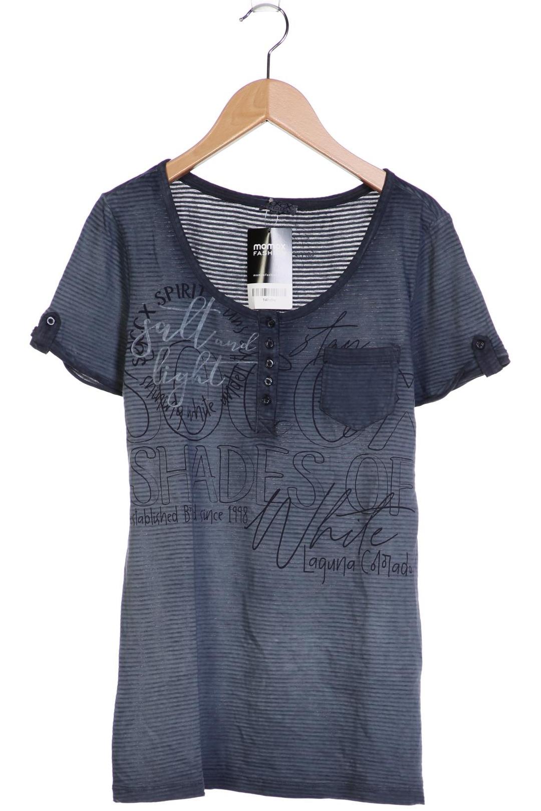 

Soccx Damen T-Shirt, marineblau, Gr. 38