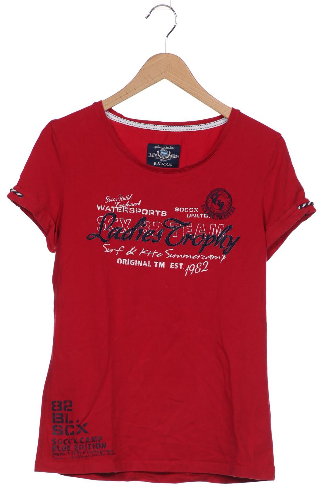 

SOCCX Damen T-Shirt, rot