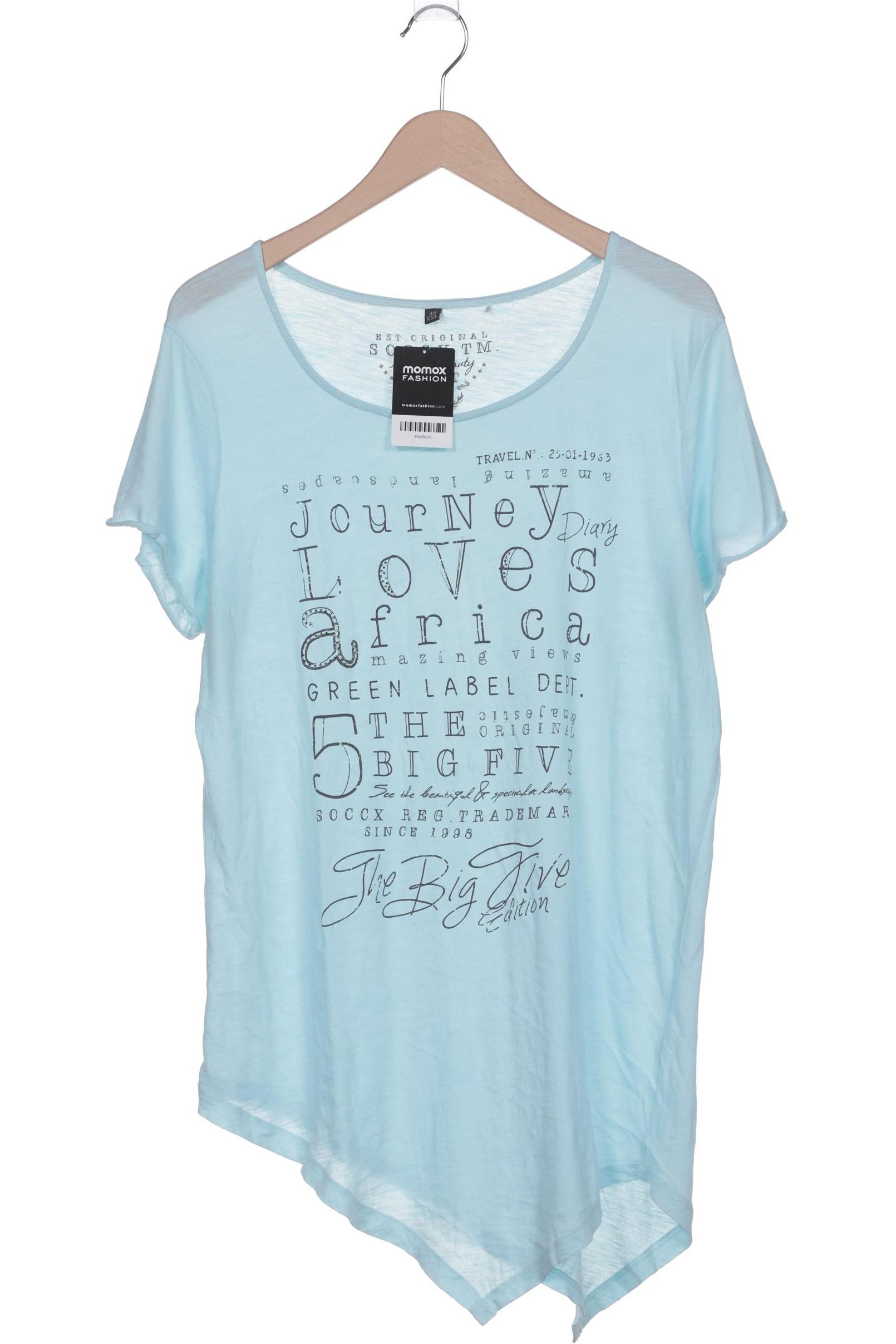 

Soccx Damen T-Shirt, hellblau, Gr. 44