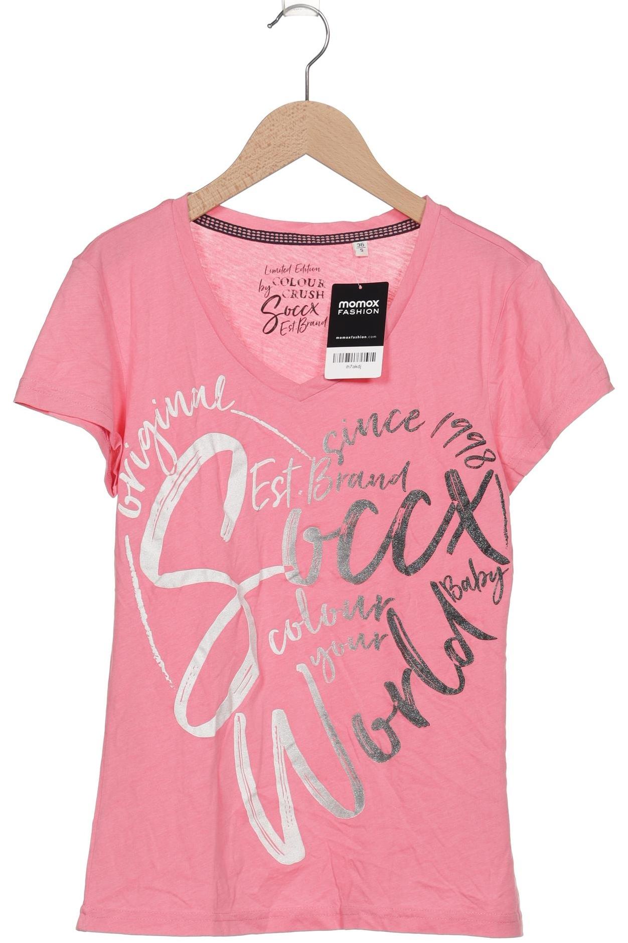 

Soccx Damen T-Shirt, pink, Gr. 36