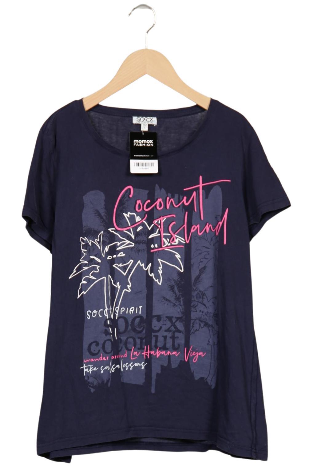 

Soccx Damen T-Shirt, marineblau, Gr. 40