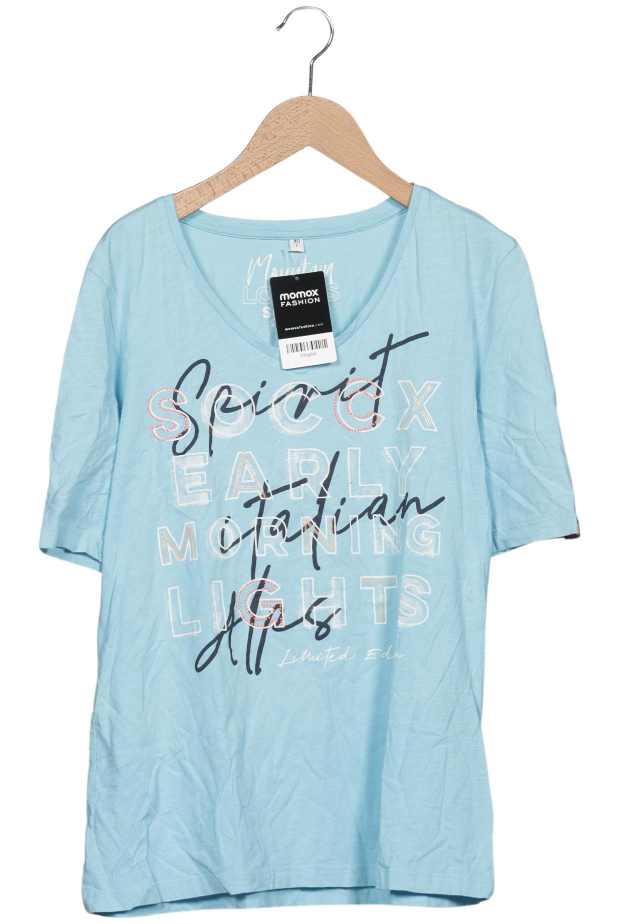 

Soccx Damen T-Shirt, blau, Gr. 40