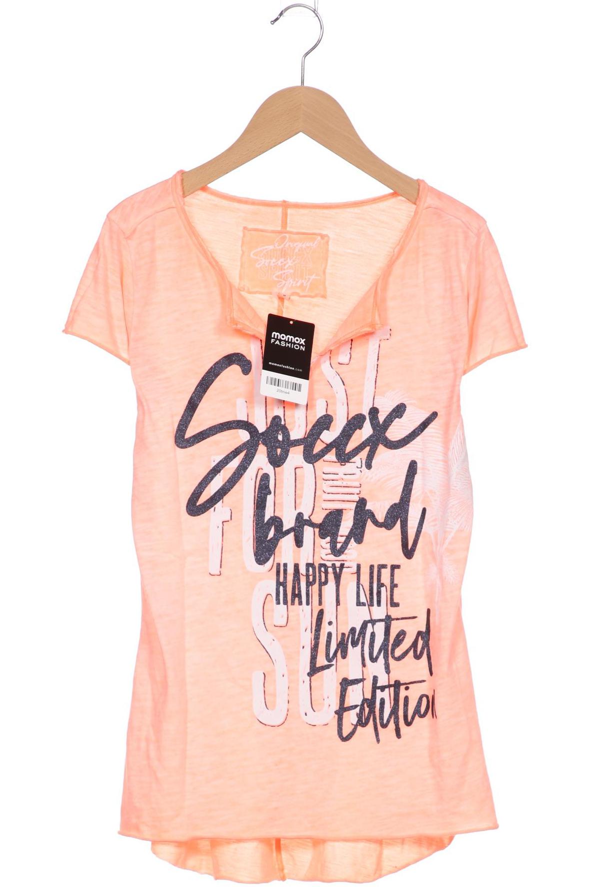 

Soccx Damen T-Shirt, orange, Gr. 36