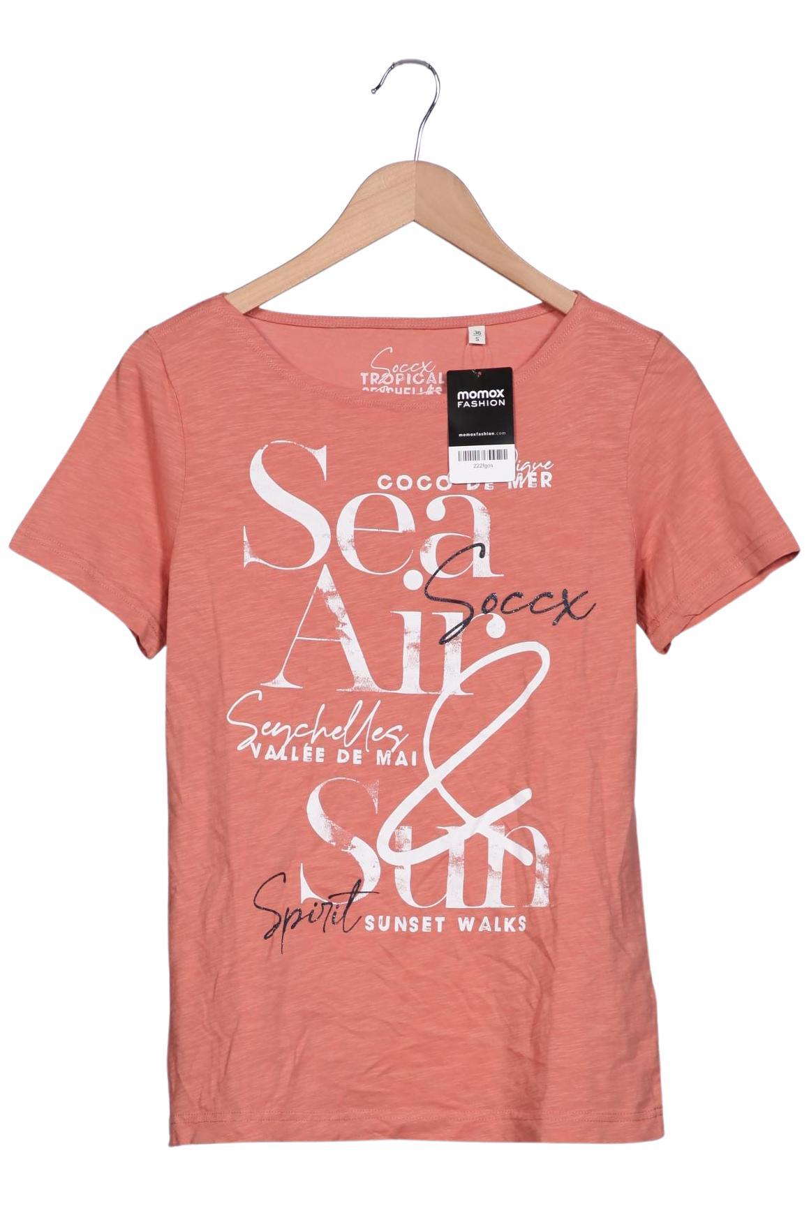

Soccx Damen T-Shirt, pink, Gr. 36