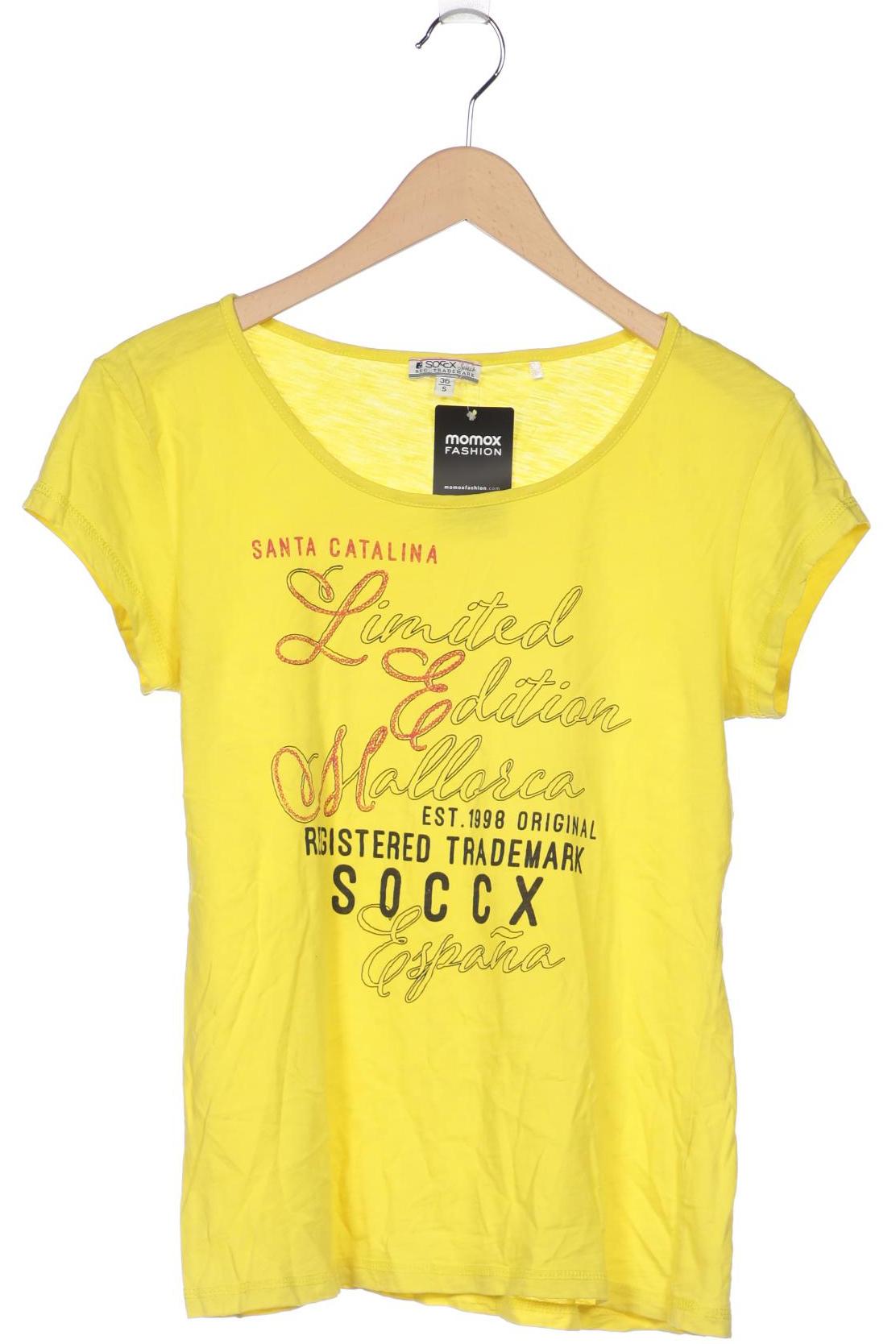 

SOCCX Damen T-Shirt, gelb