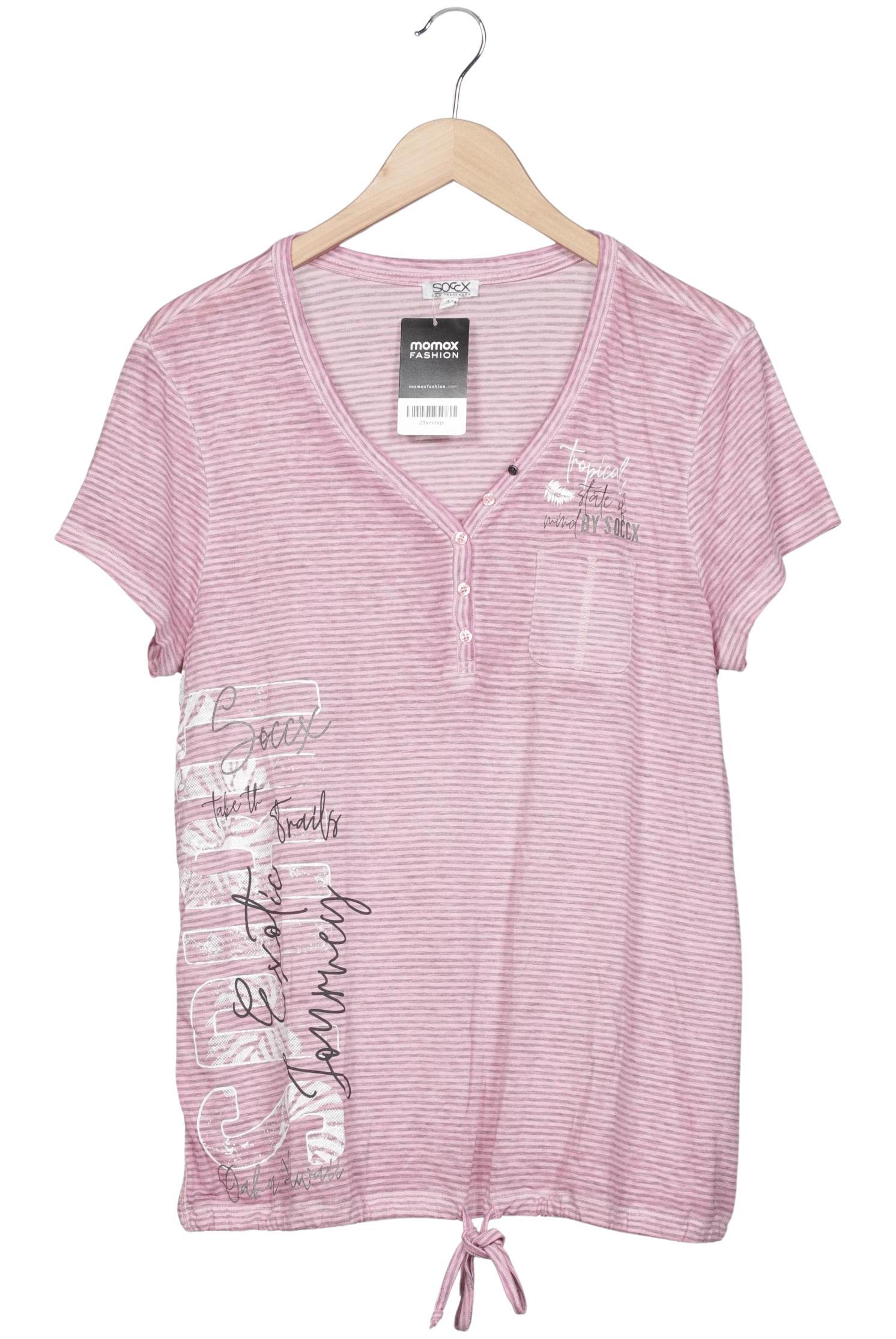 

Soccx Damen T-Shirt, pink, Gr. 42