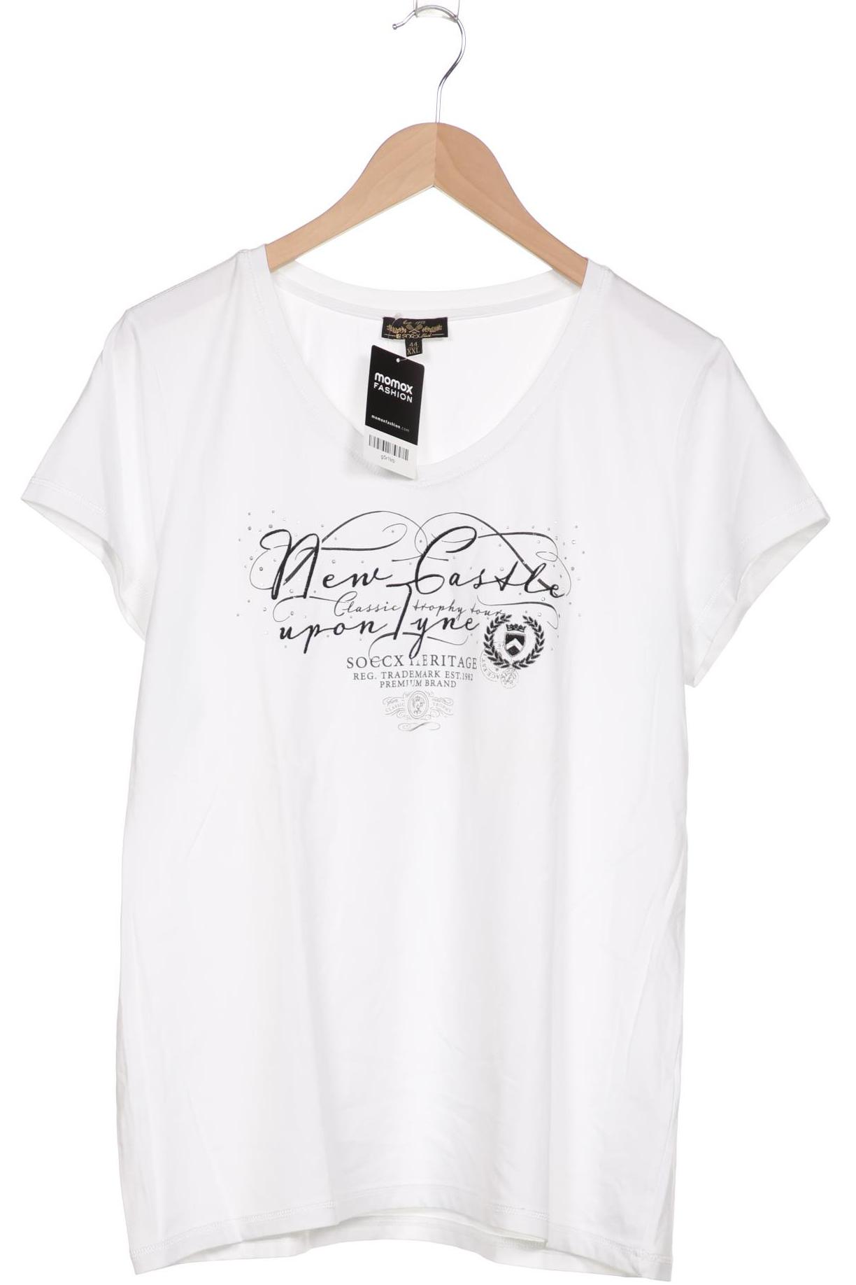 

Soccx Damen T-Shirt, weiß, Gr. 44