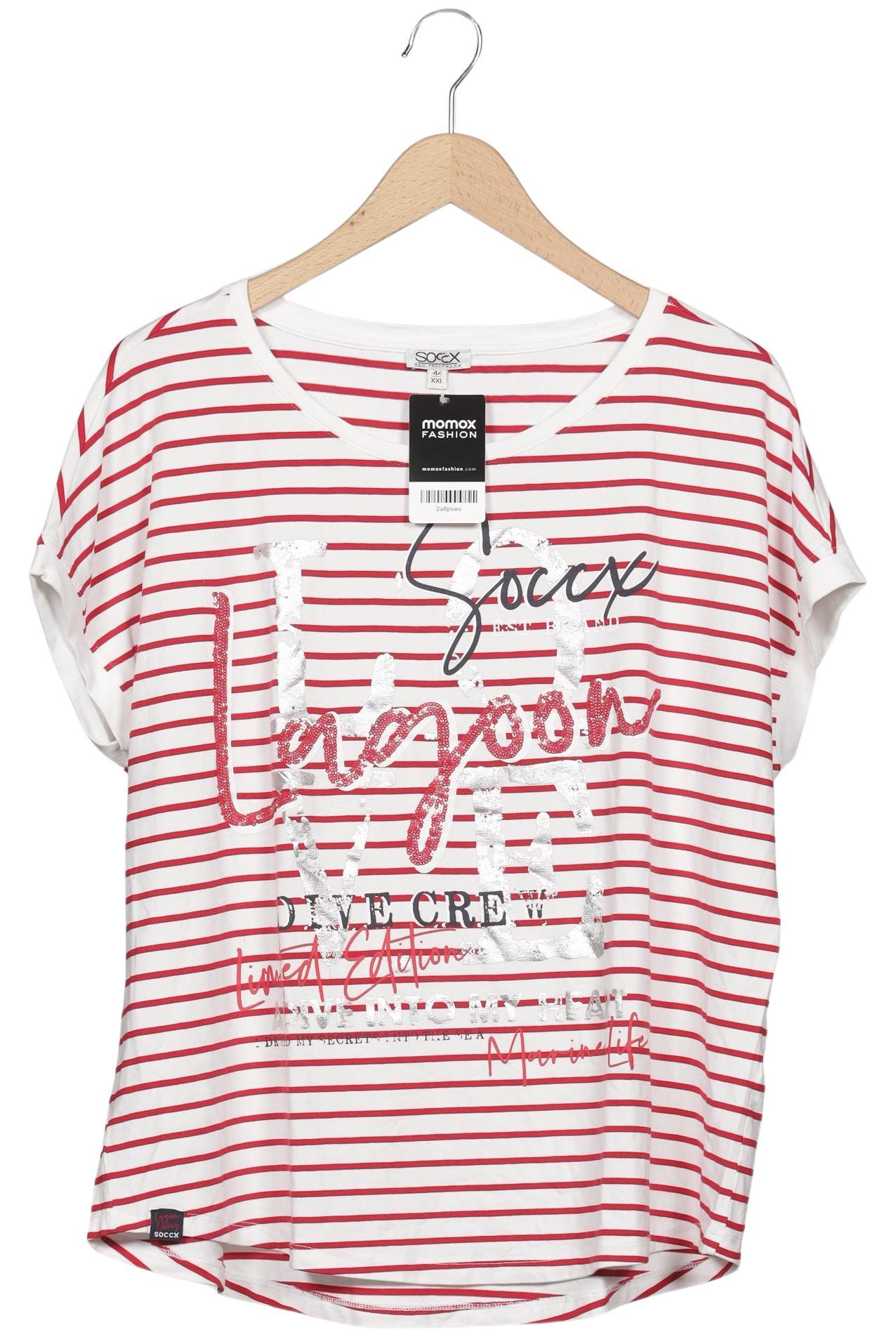 

Soccx Damen T-Shirt, mehrfarbig, Gr. 44