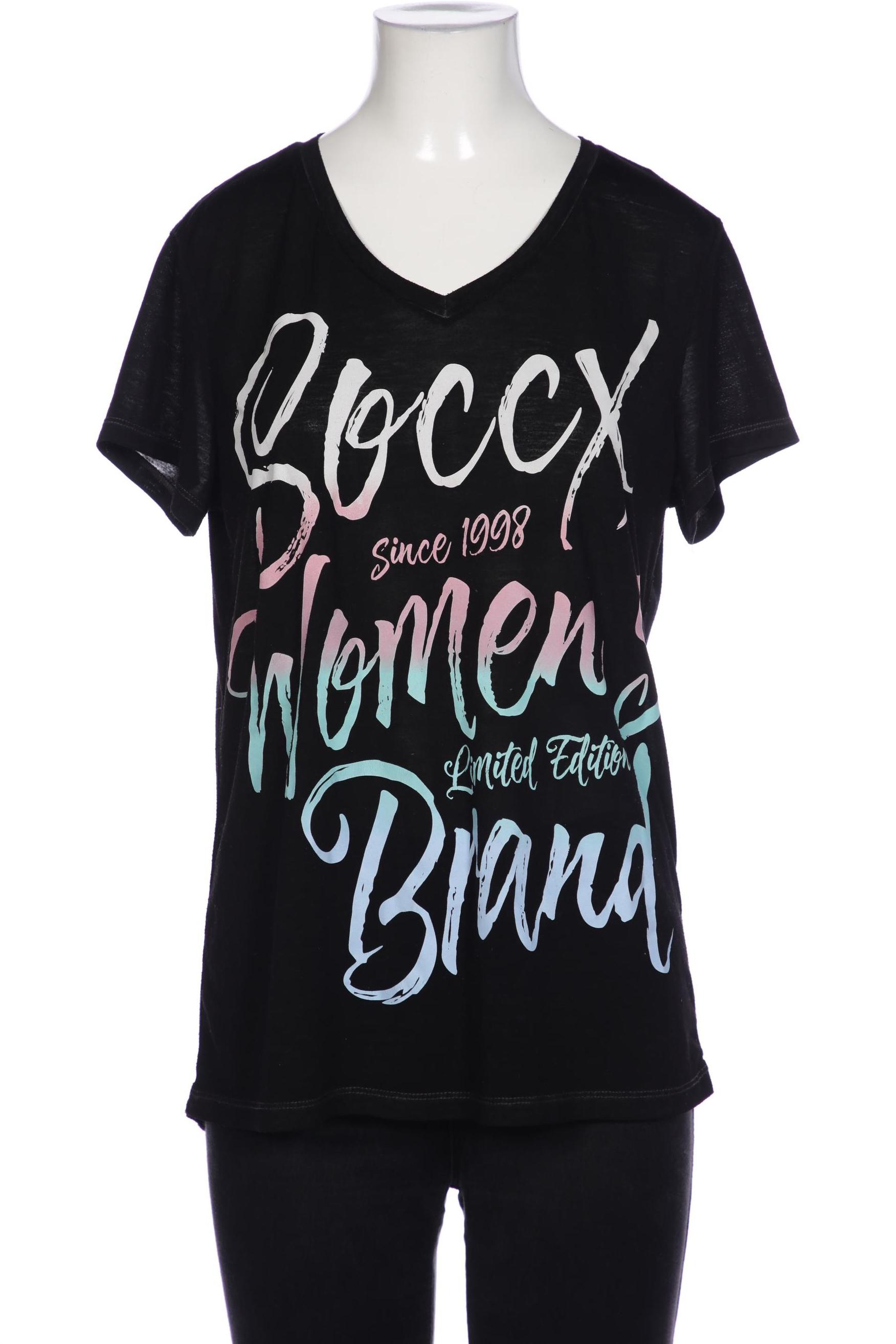 

SOCCX Damen T-Shirt, schwarz