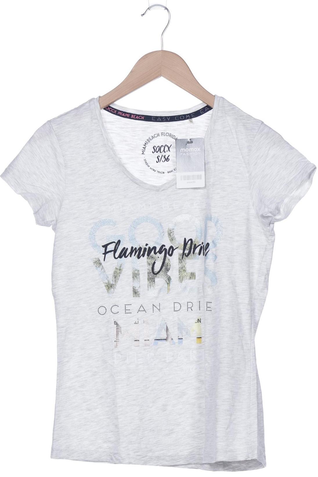 

Soccx Damen T-Shirt, grau, Gr. 36