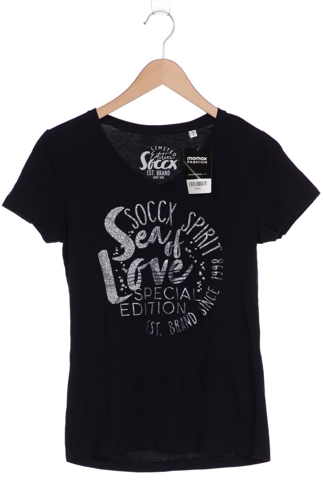 

Soccx Damen T-Shirt, marineblau, Gr. 36