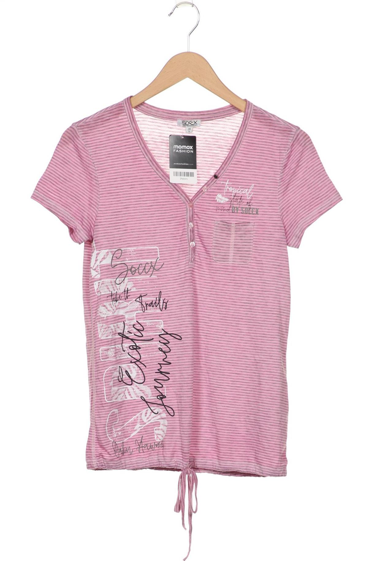 

Soccx Damen T-Shirt, pink, Gr. 36