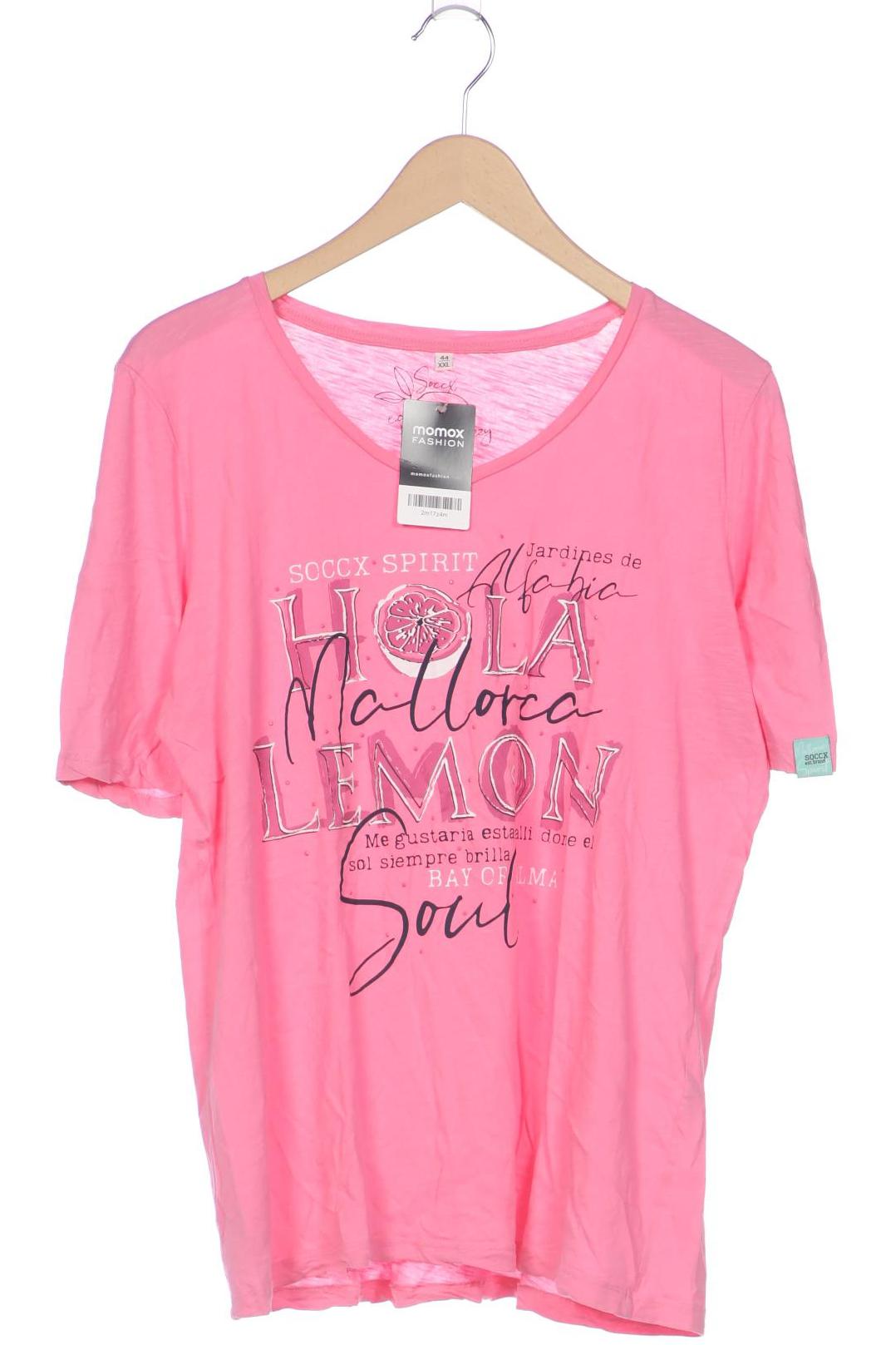 

Soccx Damen T-Shirt, pink, Gr. 44