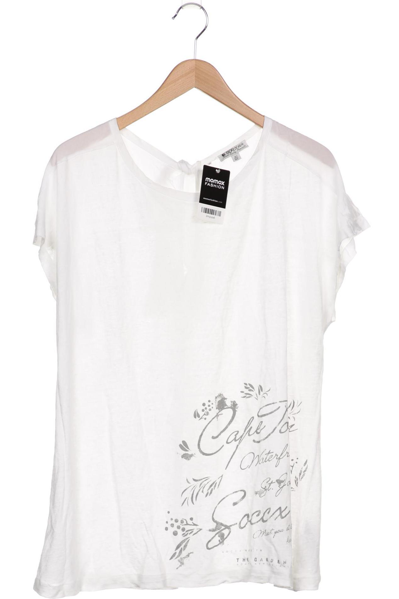 

SOCCX Damen T-Shirt, weiß