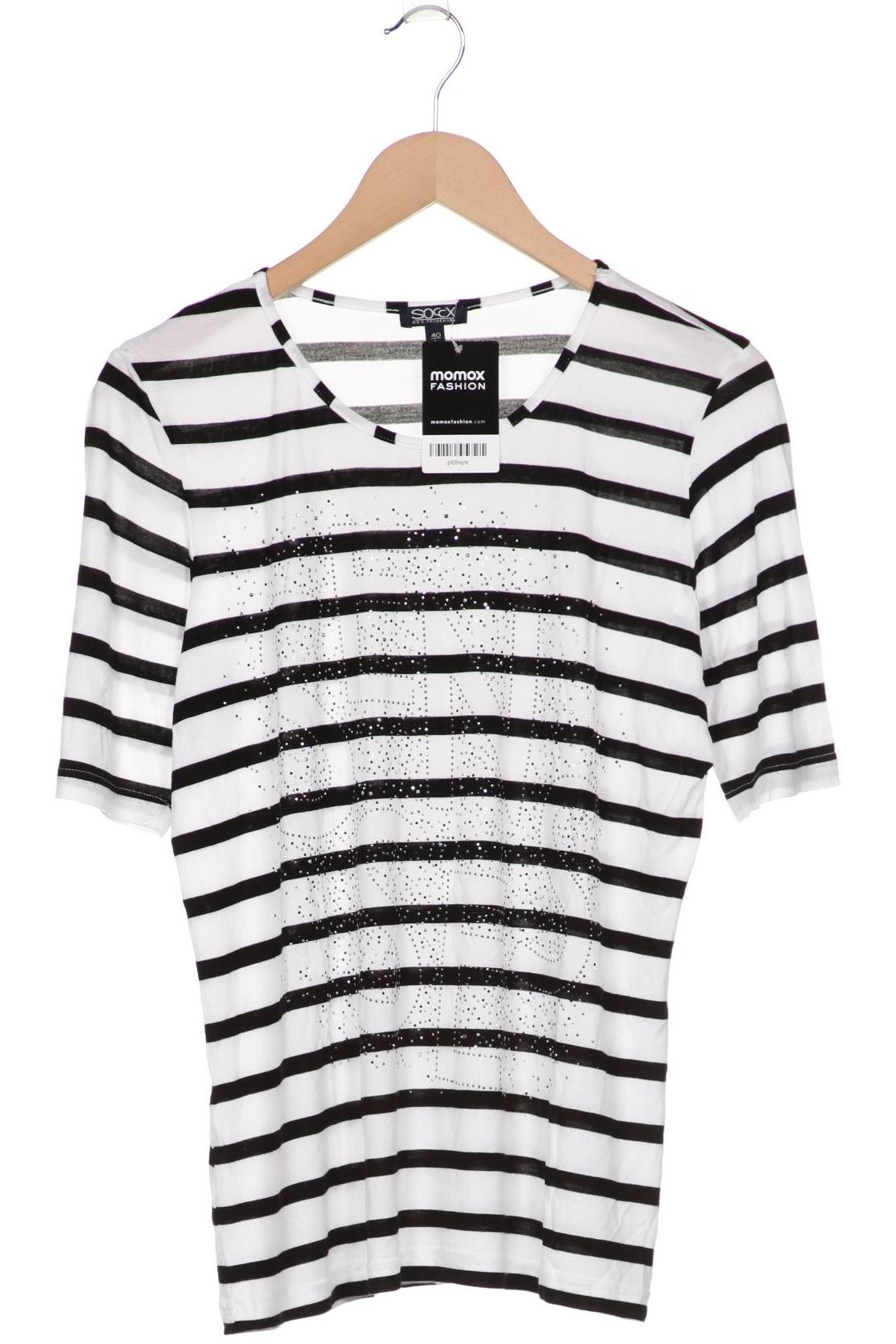 

Soccx Damen T-Shirt, weiß, Gr. 40