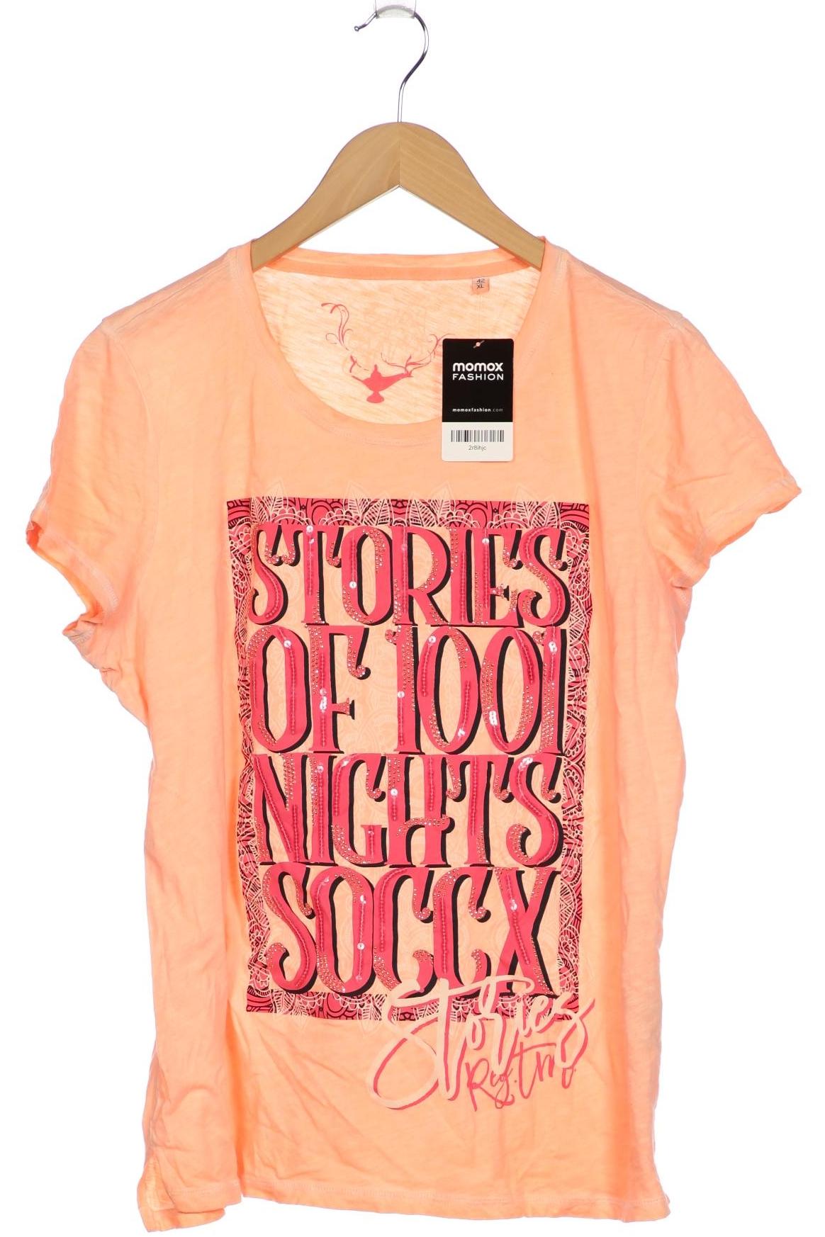 

Soccx Damen T-Shirt, orange, Gr. 42