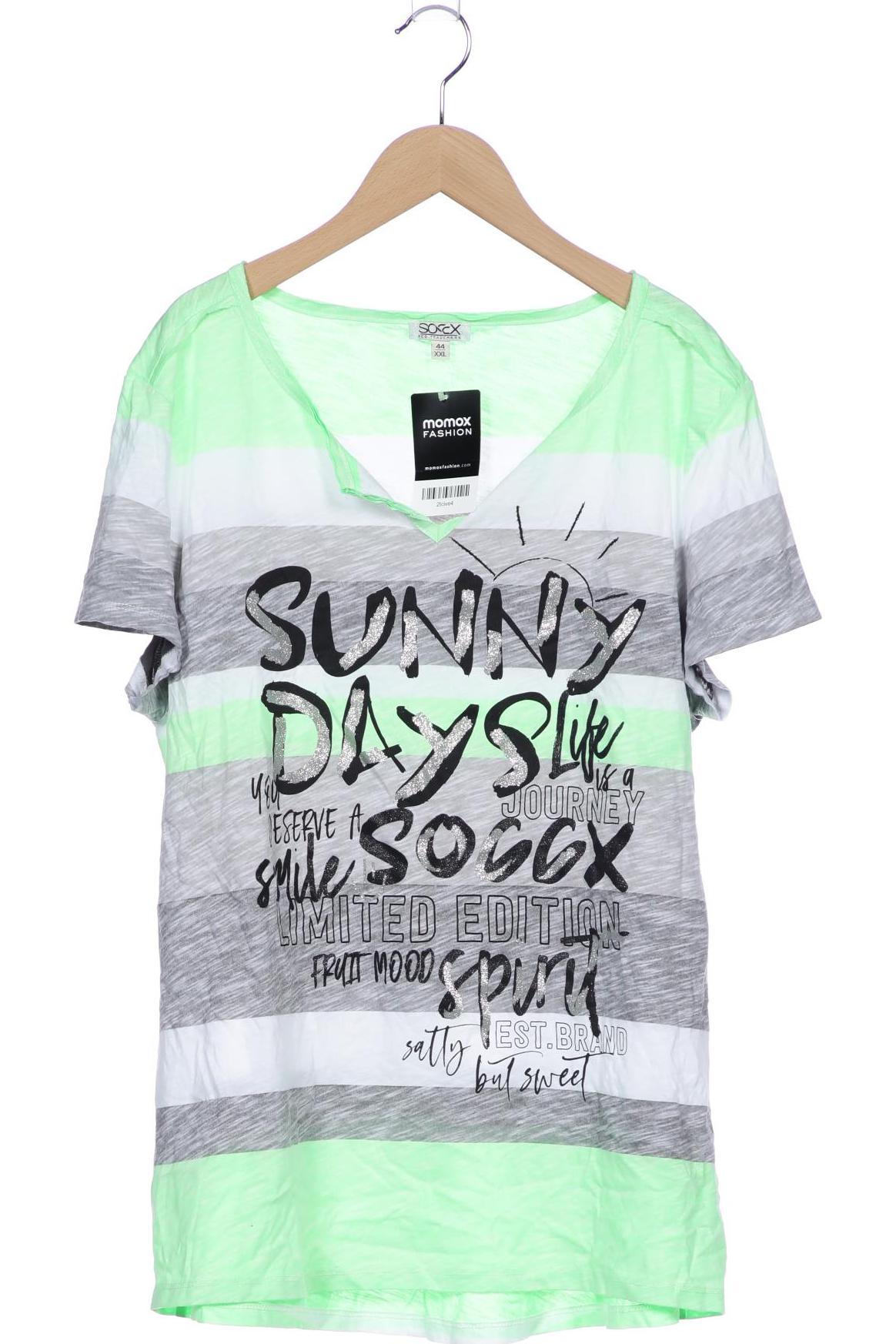 

Soccx Damen T-Shirt, grau, Gr. 44