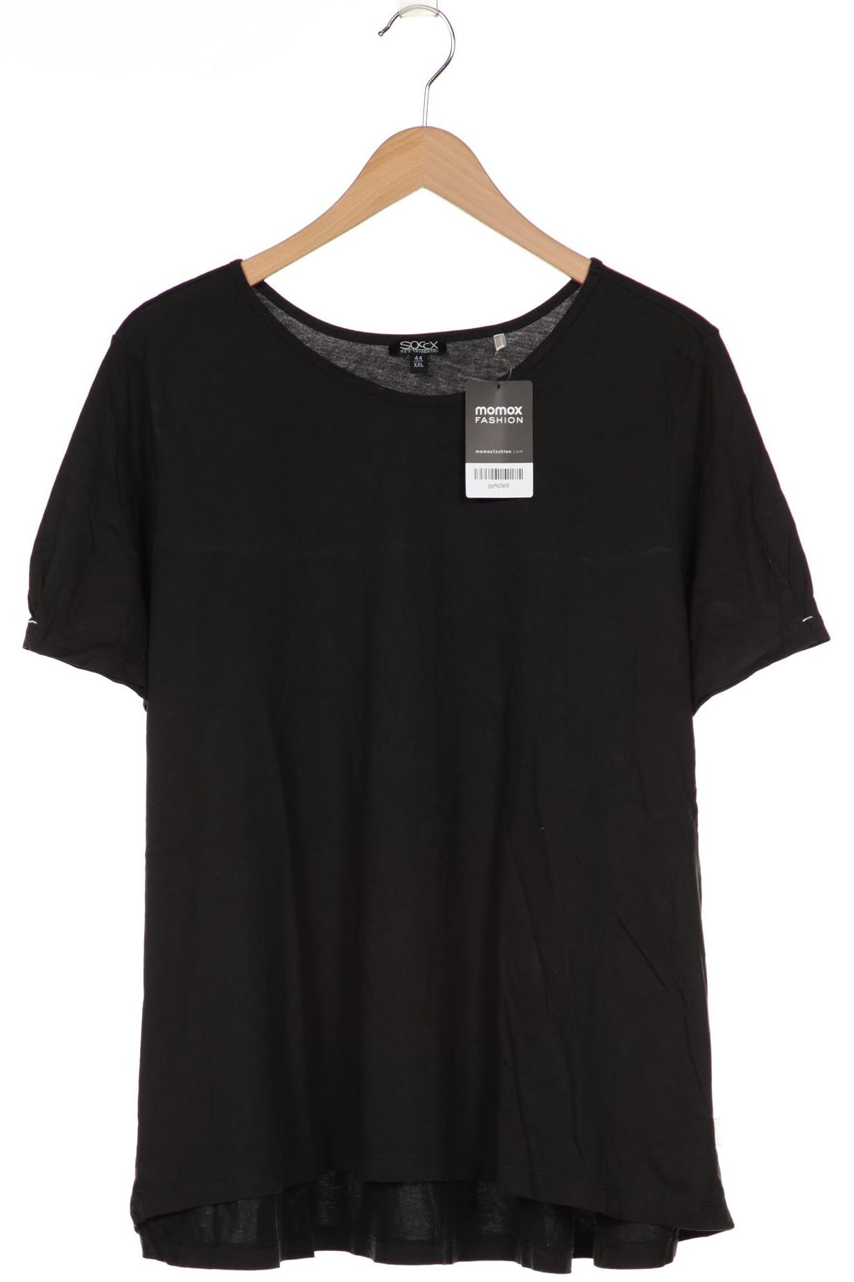 

SOCCX Damen T-Shirt, schwarz
