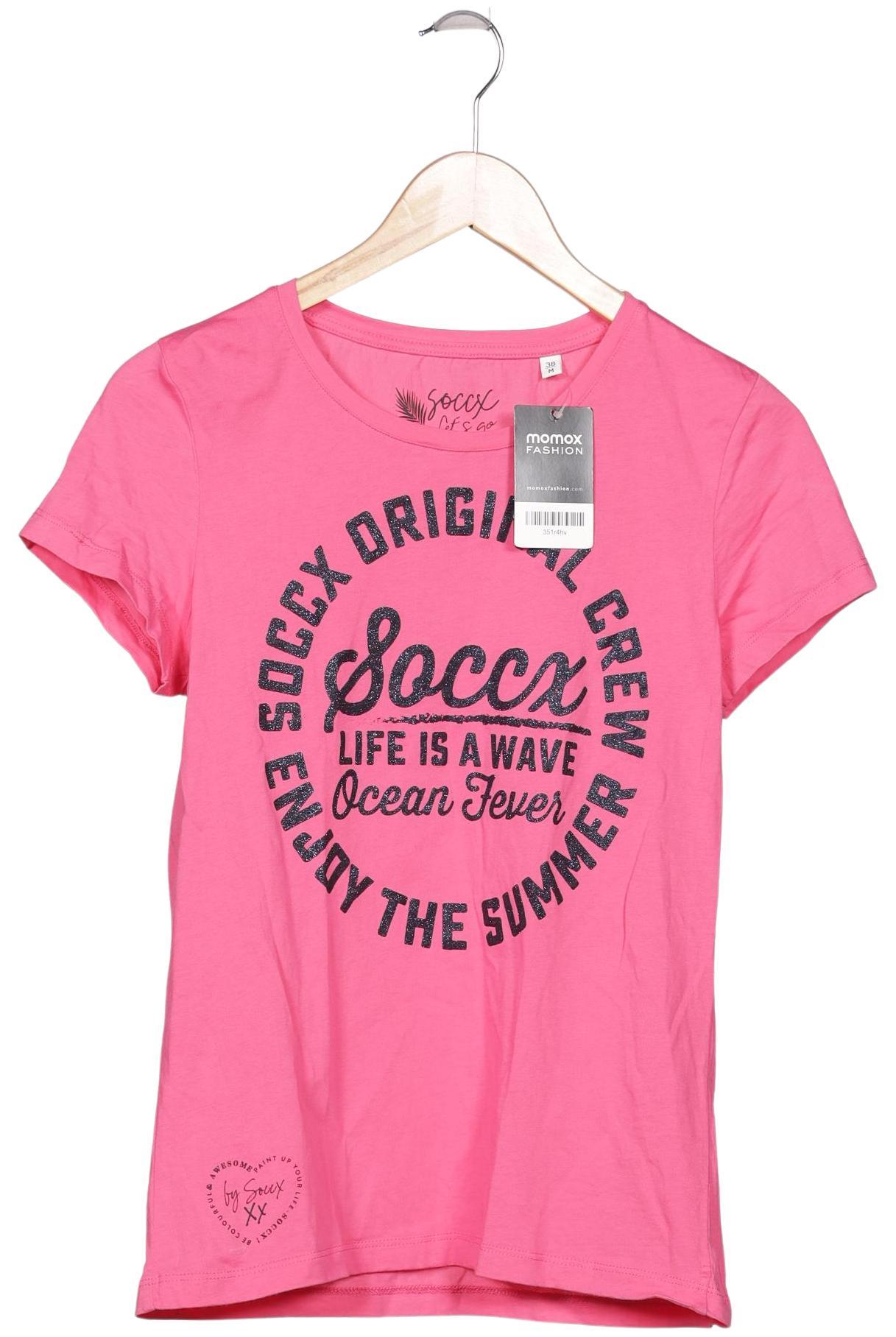 

Soccx Damen T-Shirt, pink, Gr. 38
