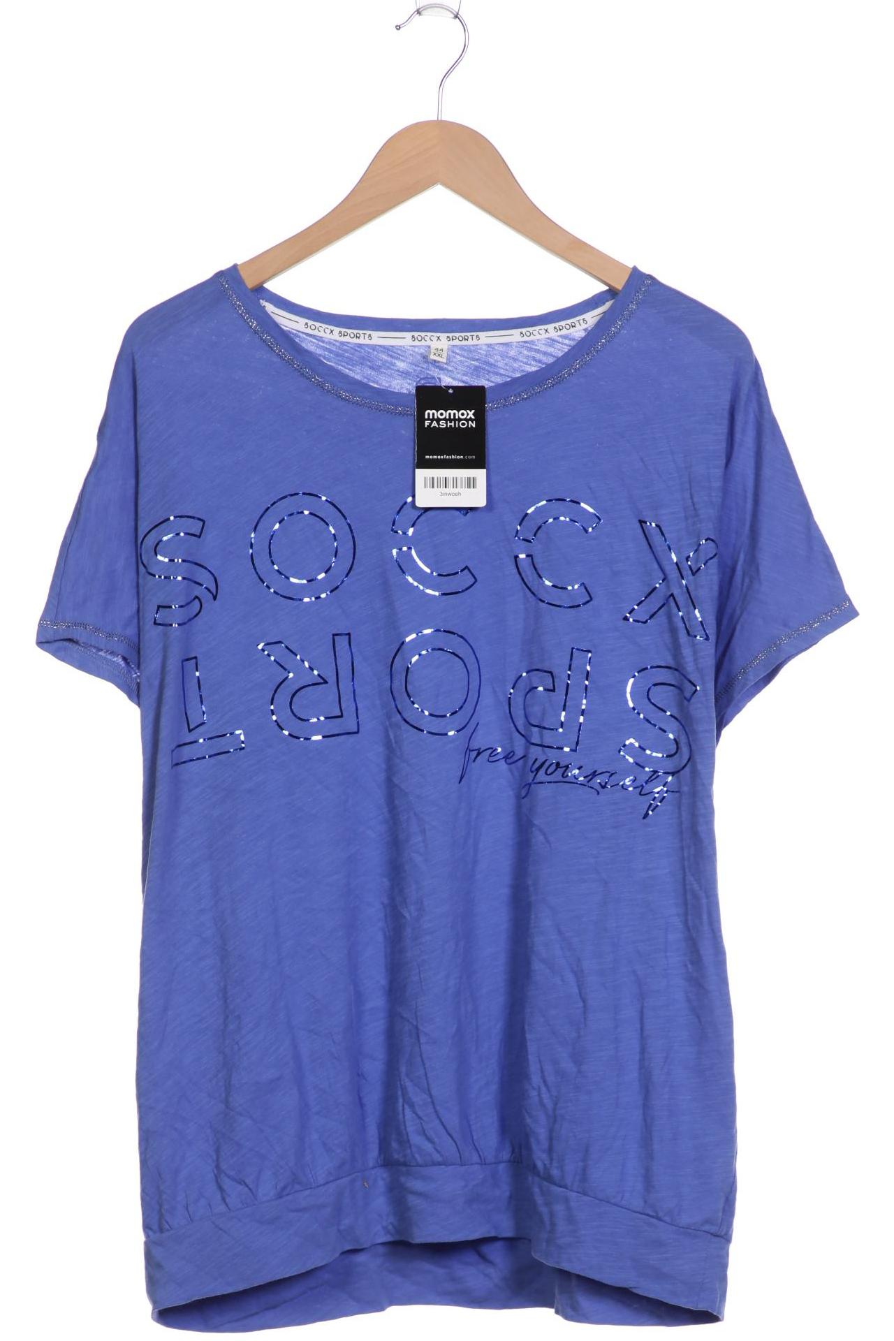 

SOCCX Damen T-Shirt, blau