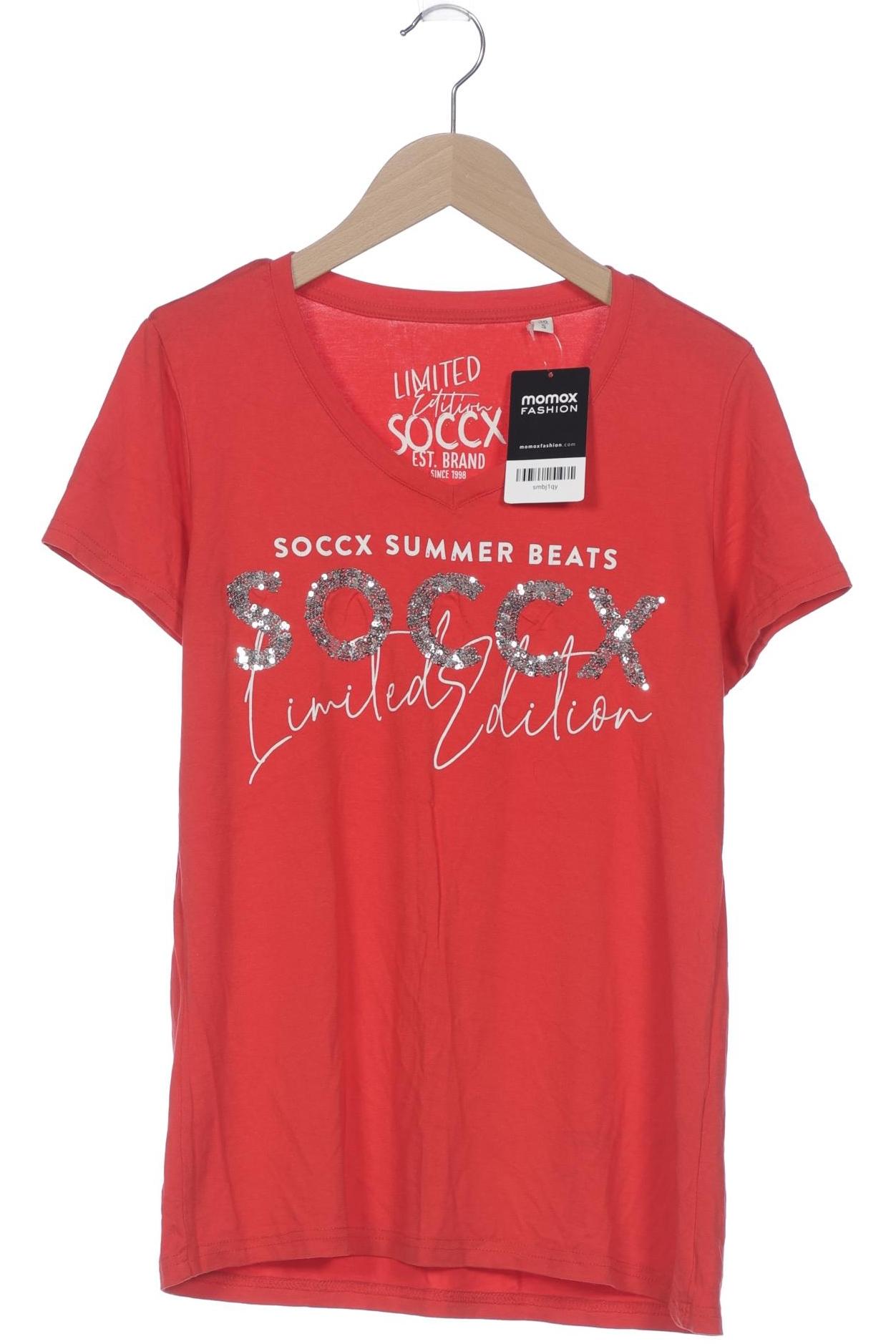

Soccx Damen T-Shirt, rot, Gr. 36