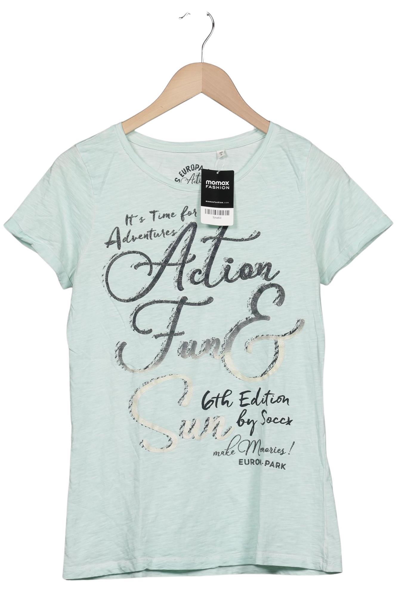 

Soccx Damen T-Shirt, hellgrün, Gr. 36