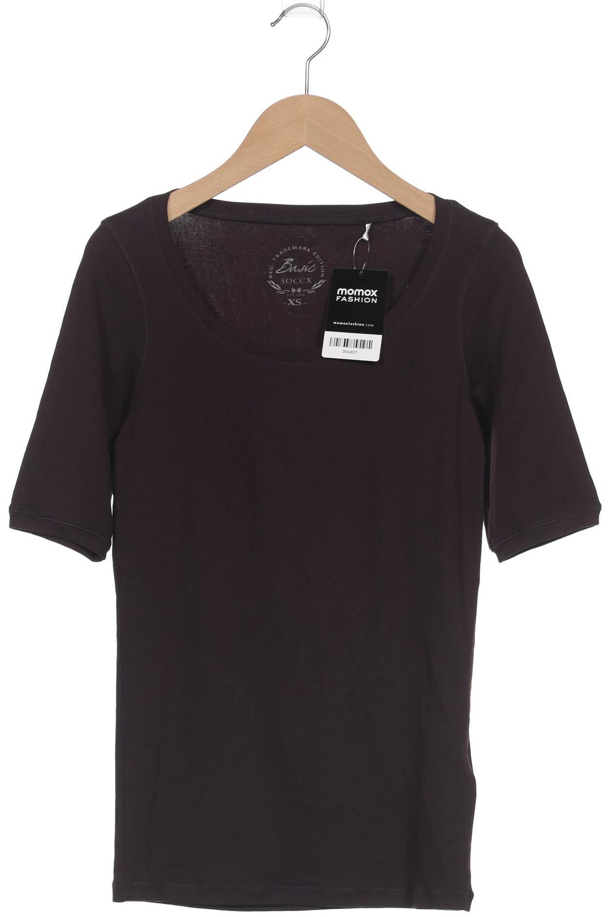 

Soccx Damen T-Shirt, marineblau, Gr. 34