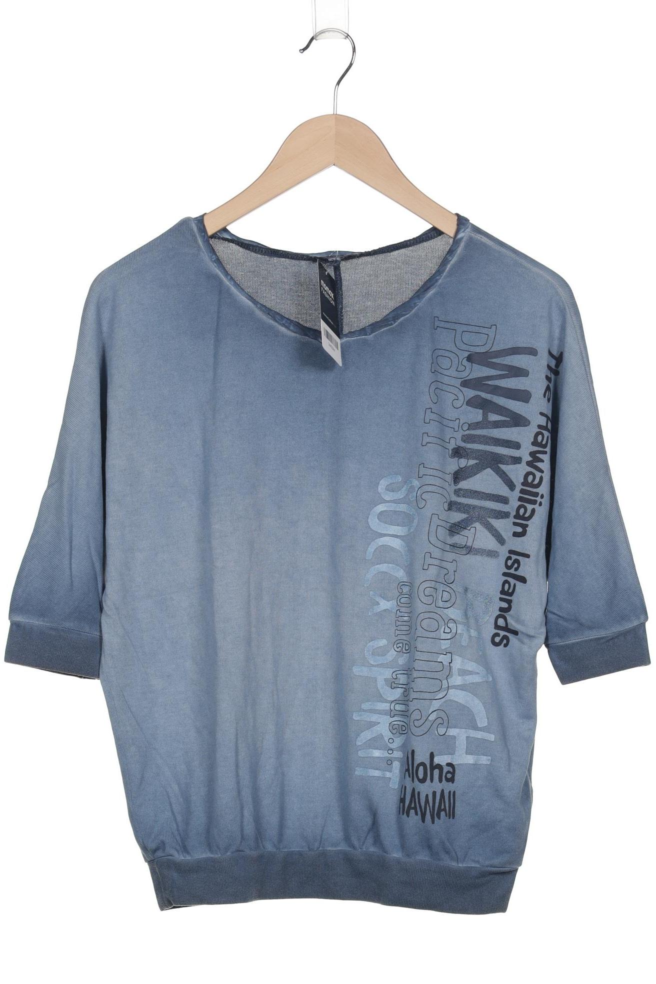 

Soccx Damen T-Shirt, blau, Gr. 34
