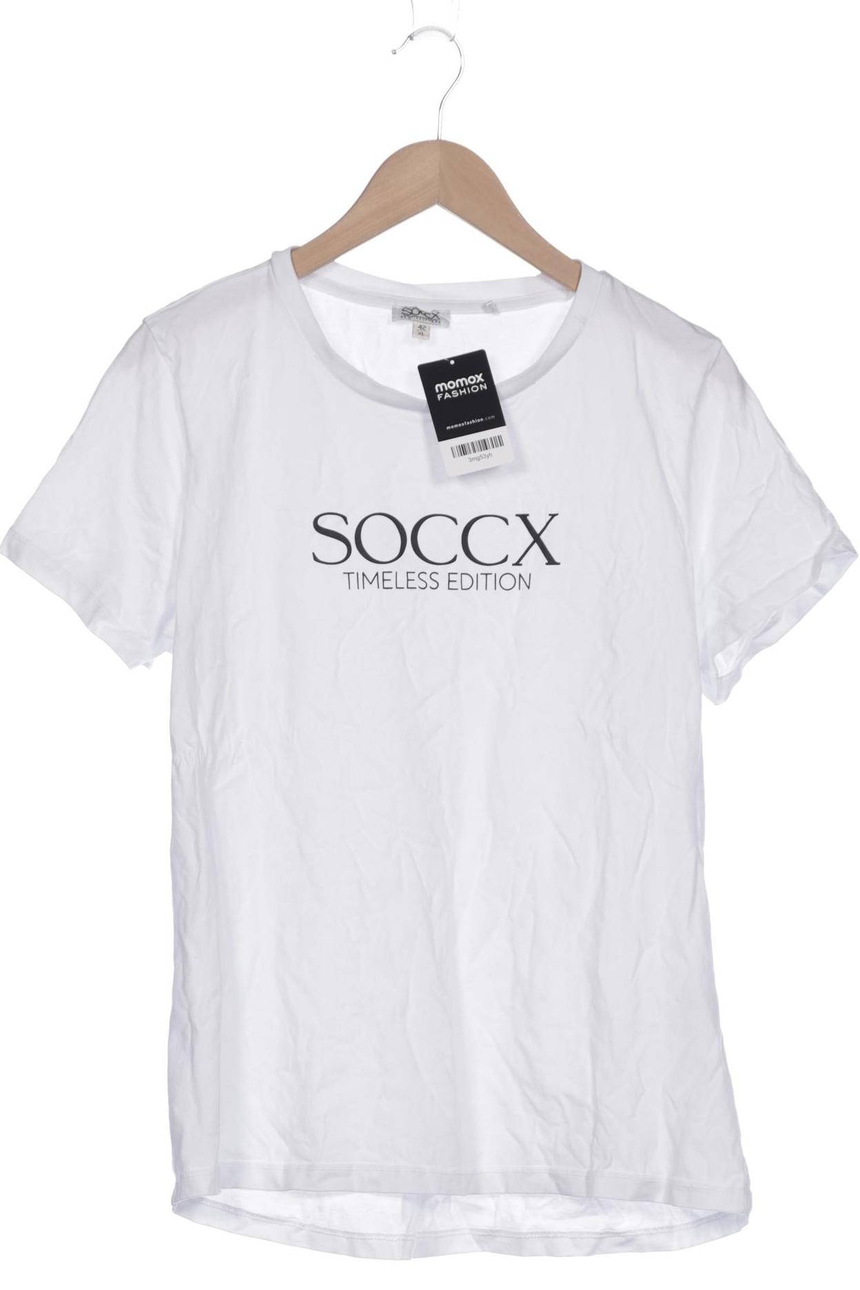 

Soccx Damen T-Shirt, weiß, Gr. 42