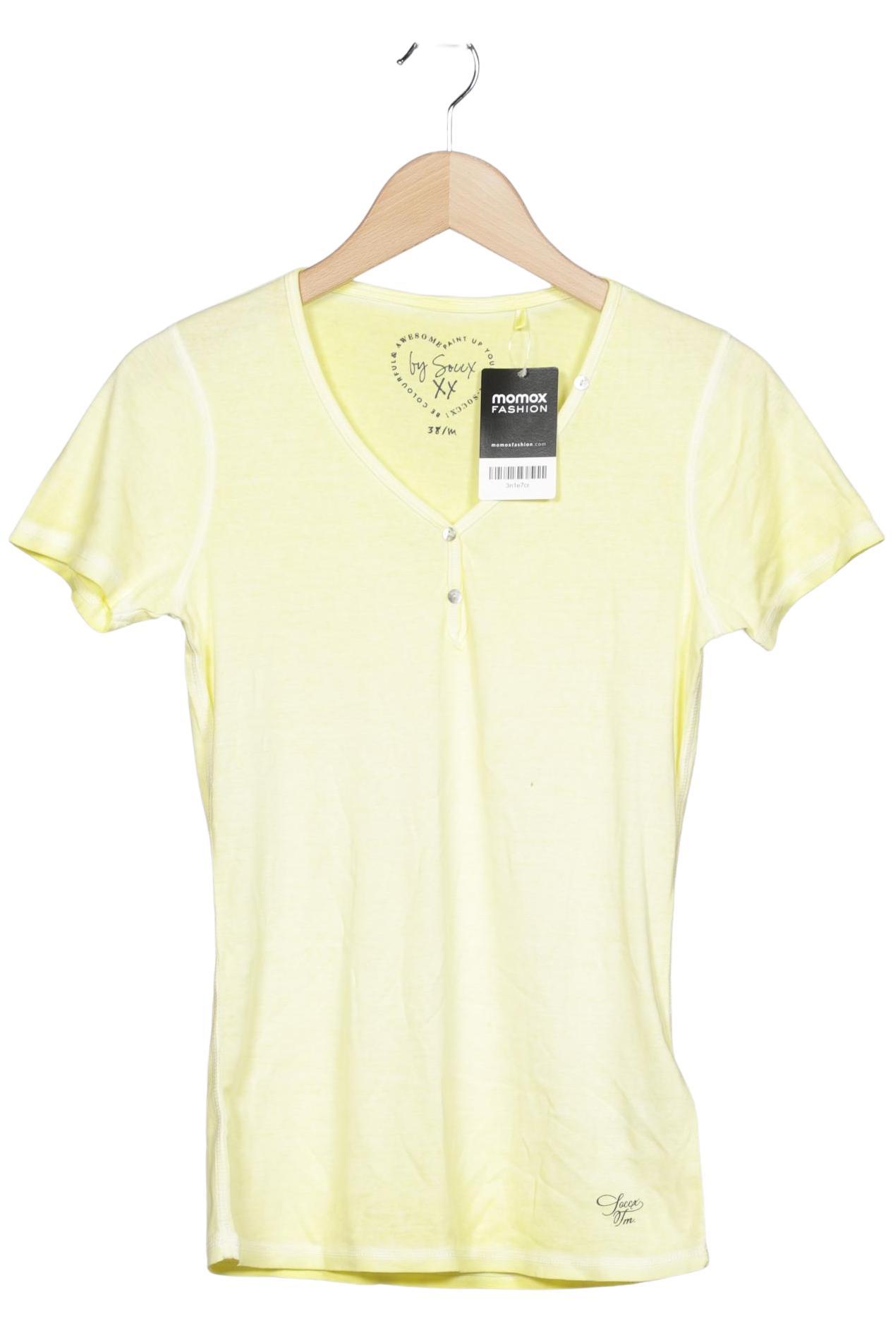 

Soccx Damen T-Shirt, gelb, Gr. 38