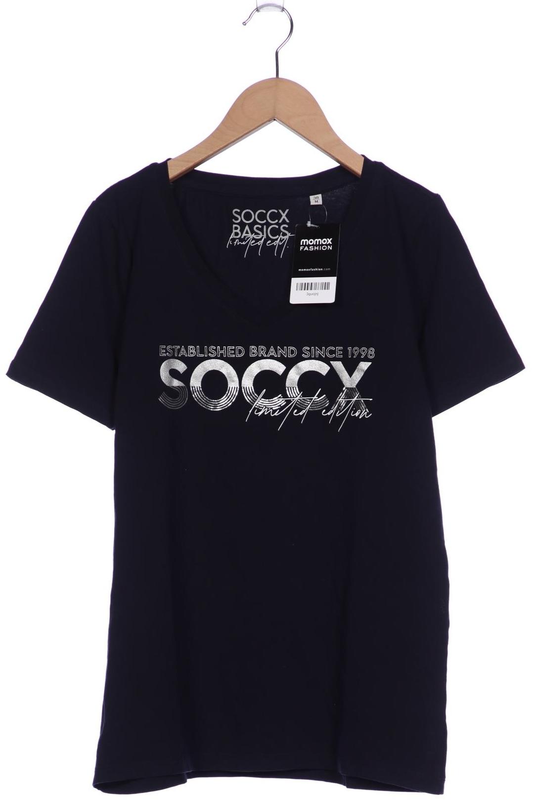 

Soccx Damen T-Shirt, marineblau, Gr. 38