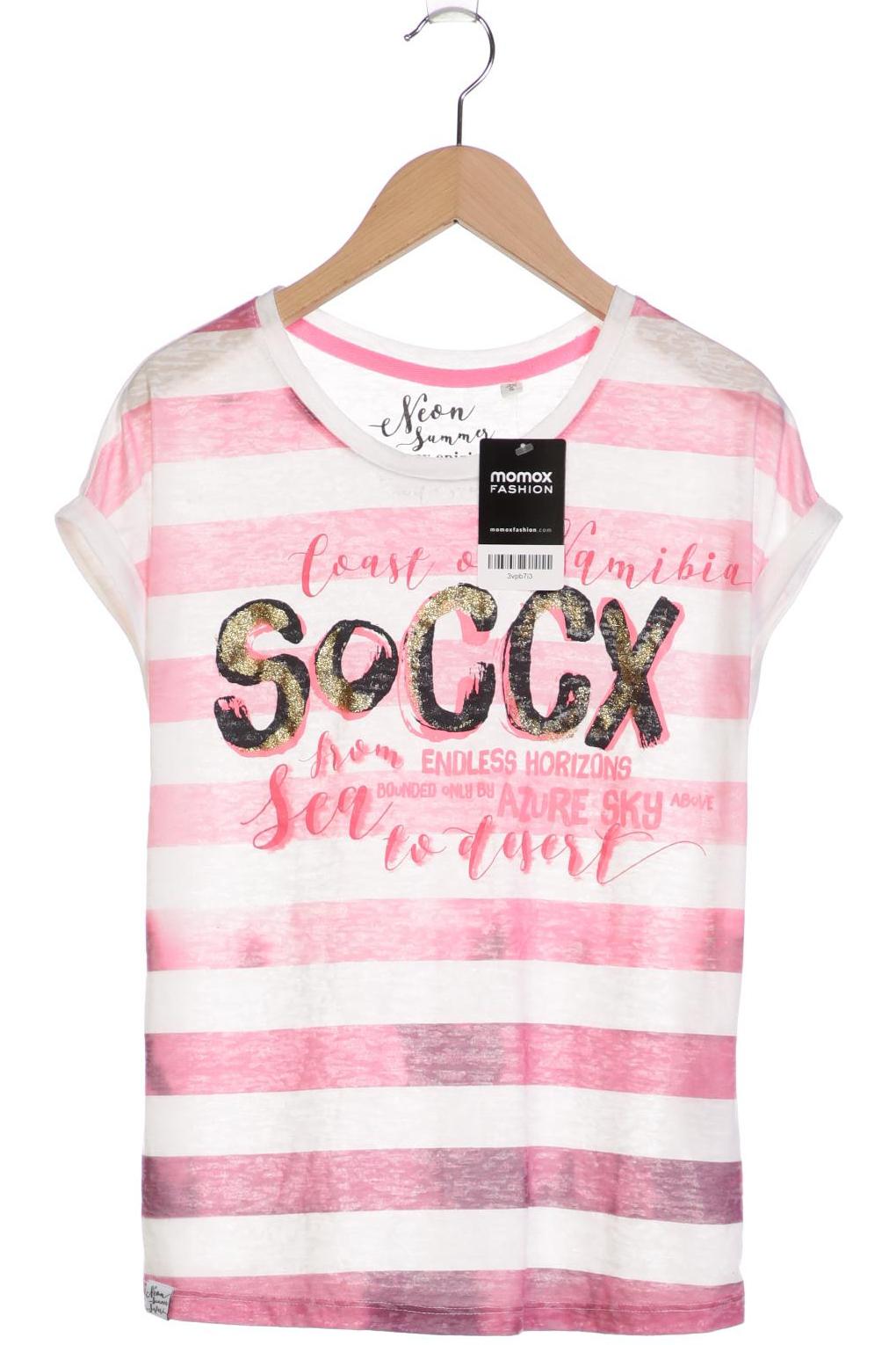 

Soccx Damen T-Shirt, weiß, Gr. 36