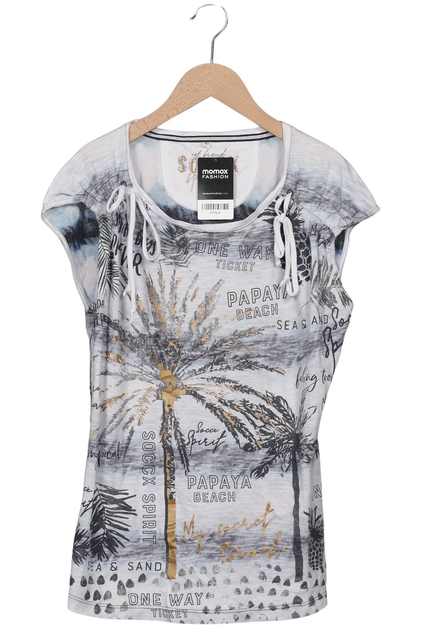 

Soccx Damen T-Shirt, mehrfarbig, Gr. 40