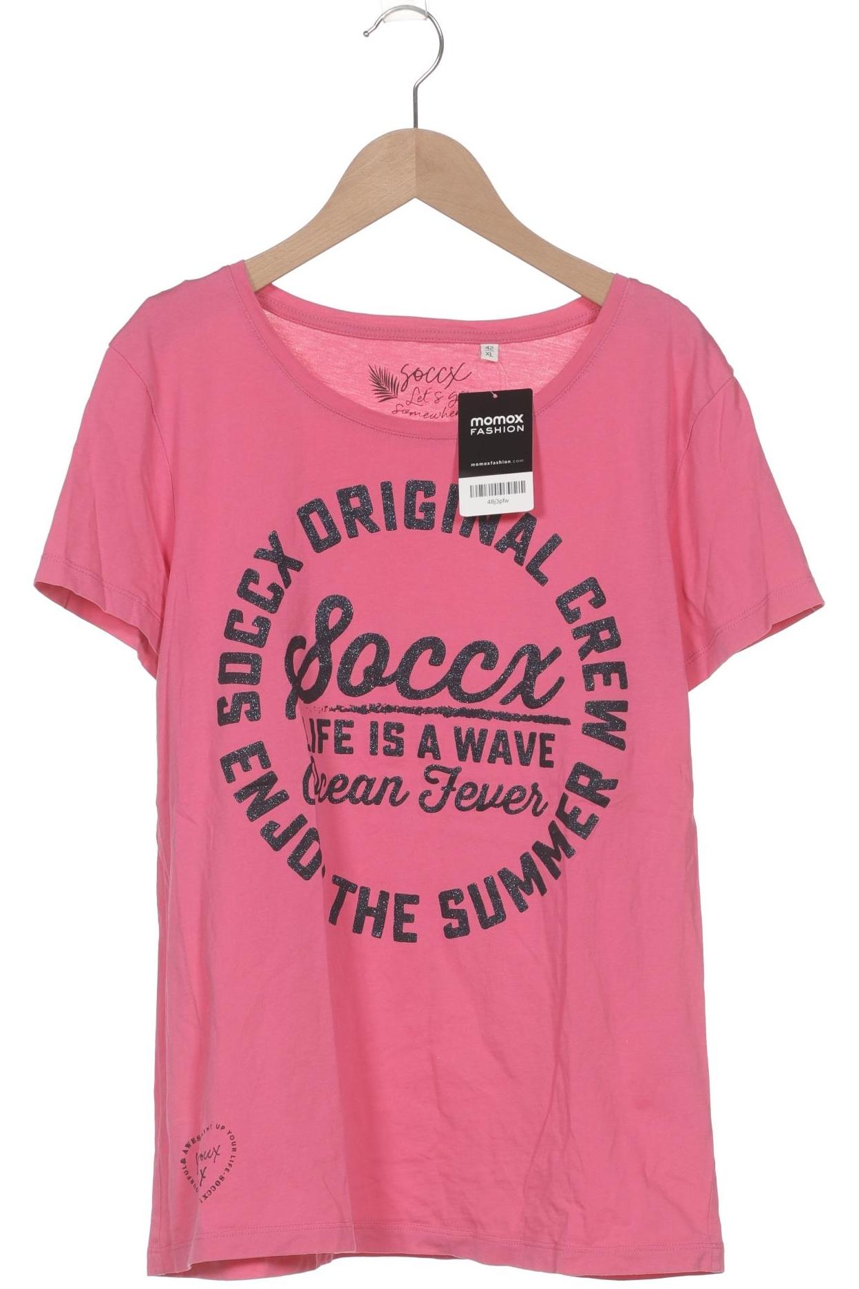 

Soccx Damen T-Shirt, pink, Gr. 42