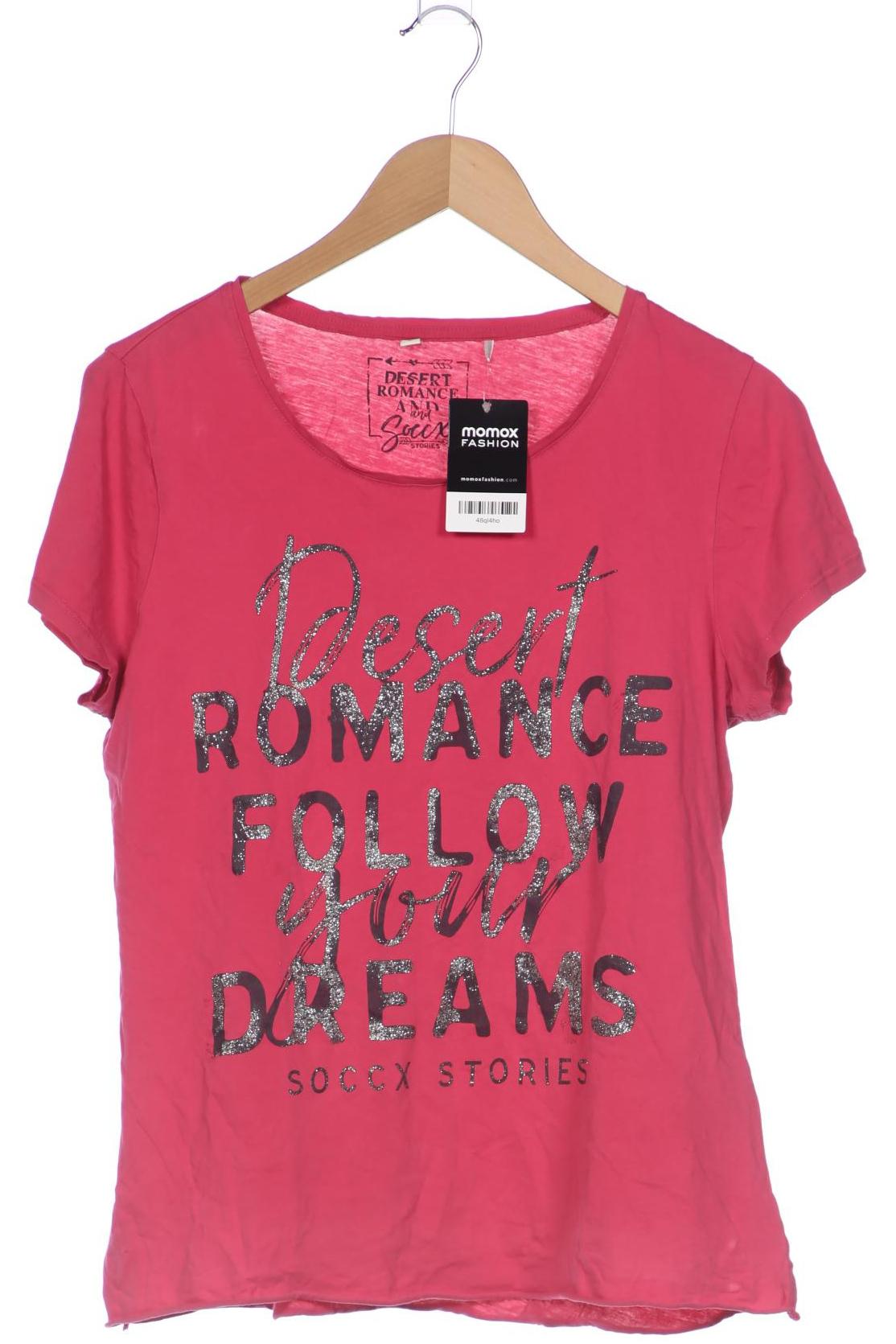 

Soccx Damen T-Shirt, pink, Gr. 40