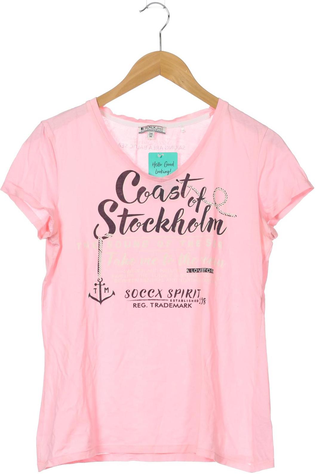 

Soccx Damen T-Shirt, pink, Gr. 38