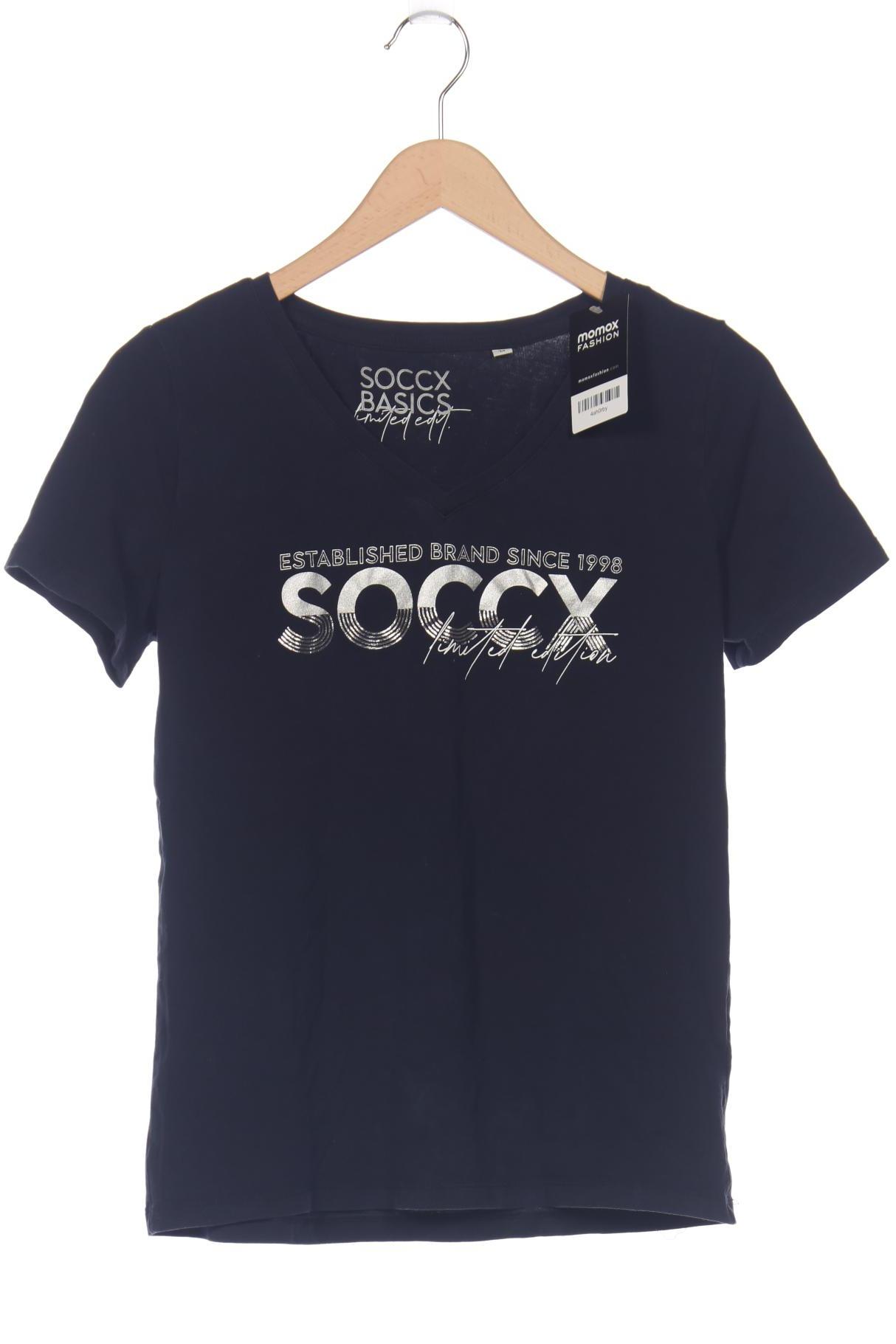 

Soccx Damen T-Shirt, marineblau, Gr. 38