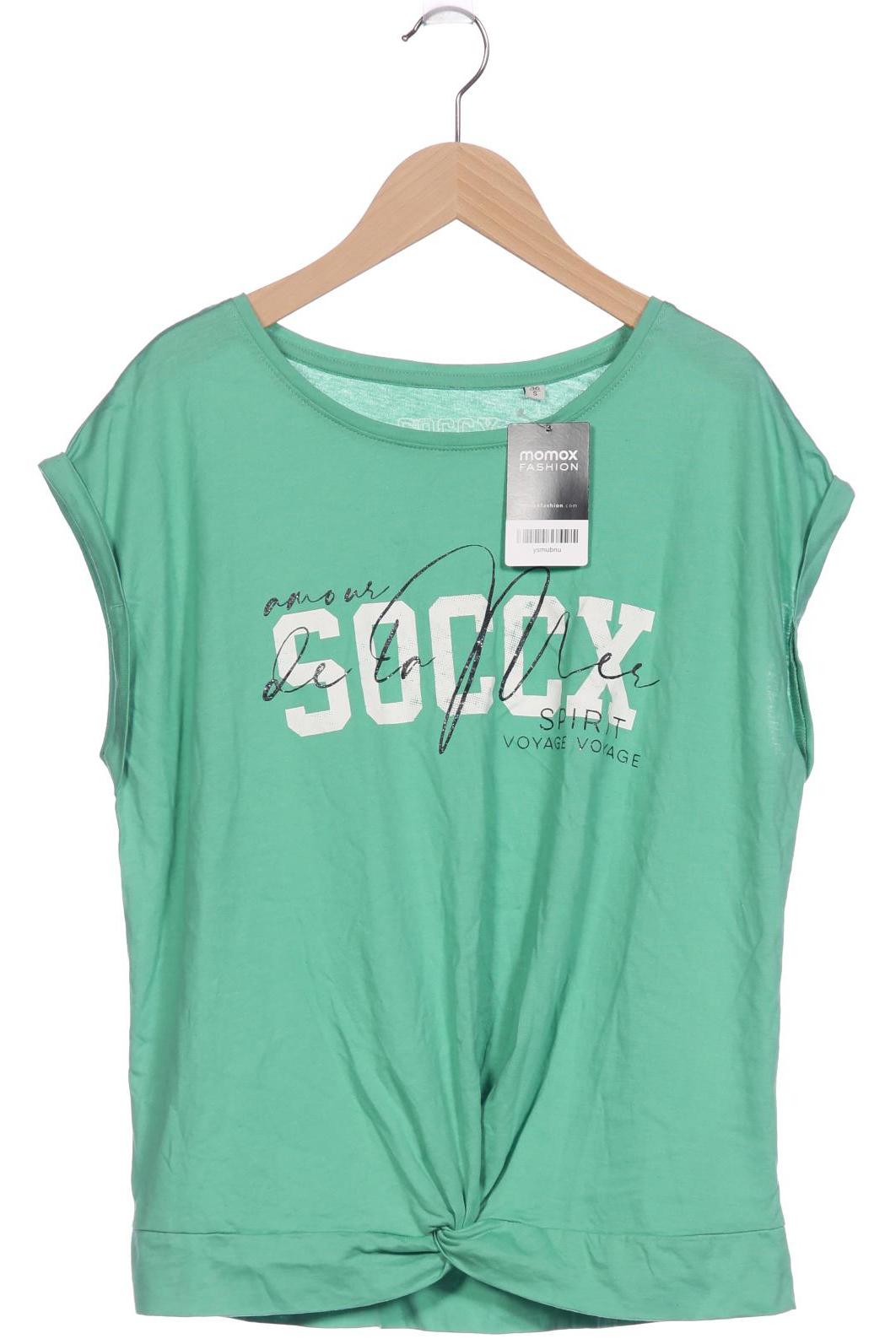 

Soccx Damen T-Shirt, grün, Gr. 36