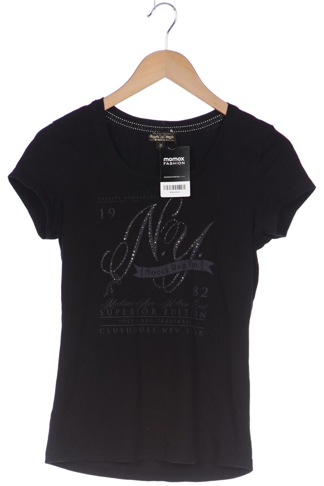

Soccx Damen T-Shirt, schwarz, Gr. 36