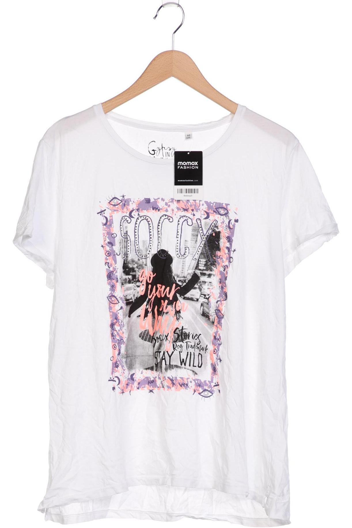 

Soccx Damen T-Shirt, weiß, Gr. 44