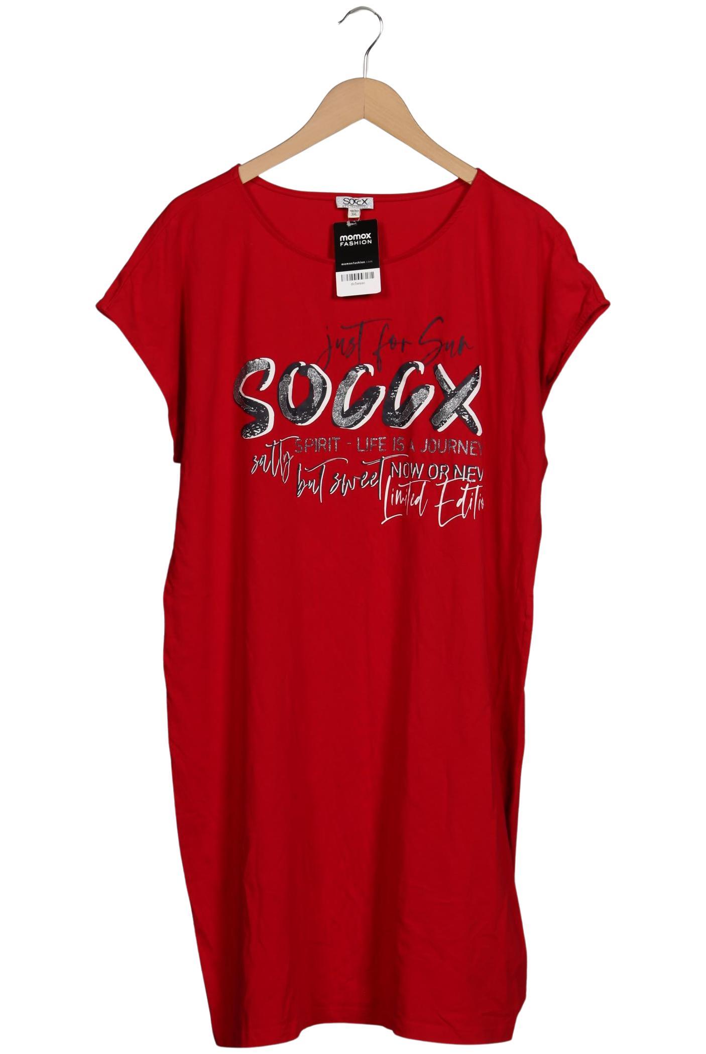 

Soccx Damen T-Shirt, rot, Gr. 48