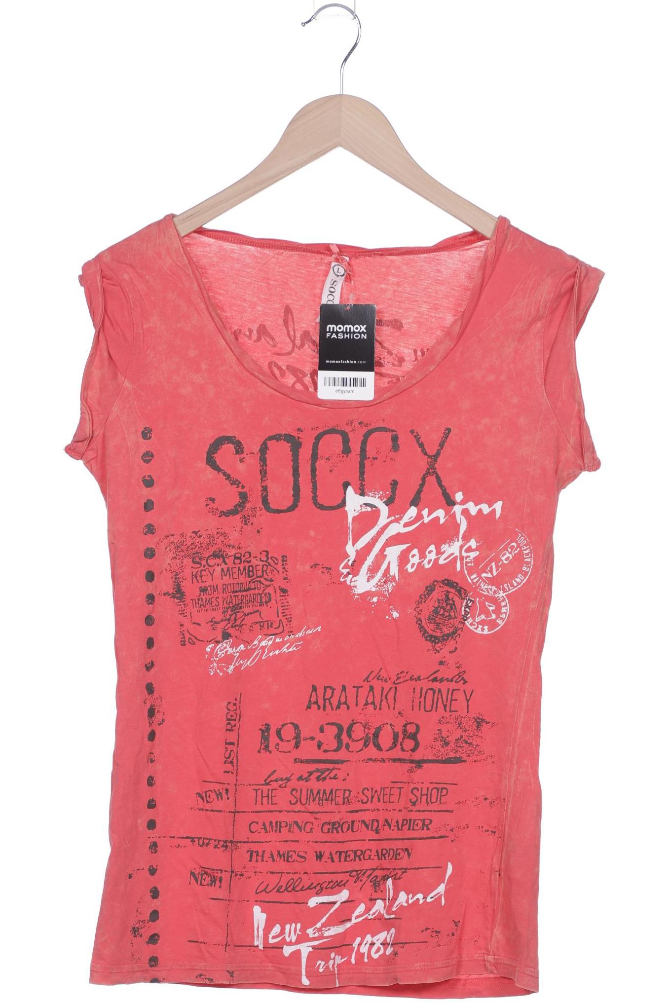 

Soccx Damen T-Shirt, rot, Gr. 42