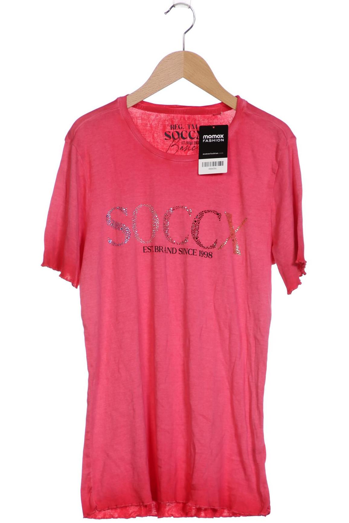 

Soccx Damen T-Shirt, rot, Gr. 44