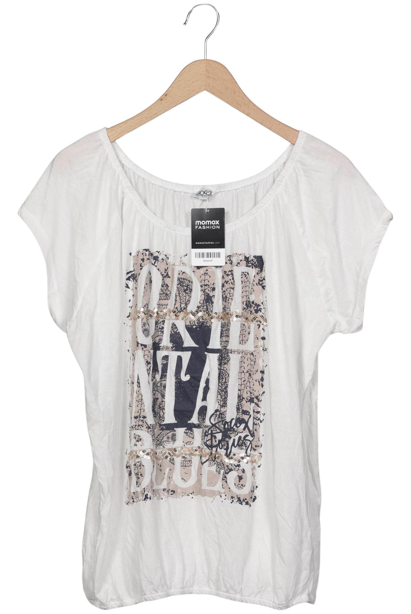 

Soccx Damen T-Shirt, weiß, Gr. 40