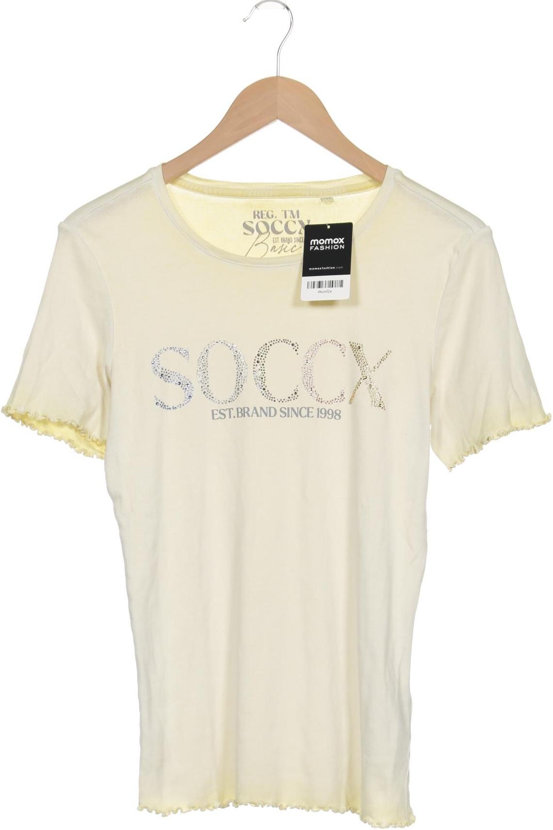 

Soccx Damen T-Shirt, cremeweiß, Gr. 42
