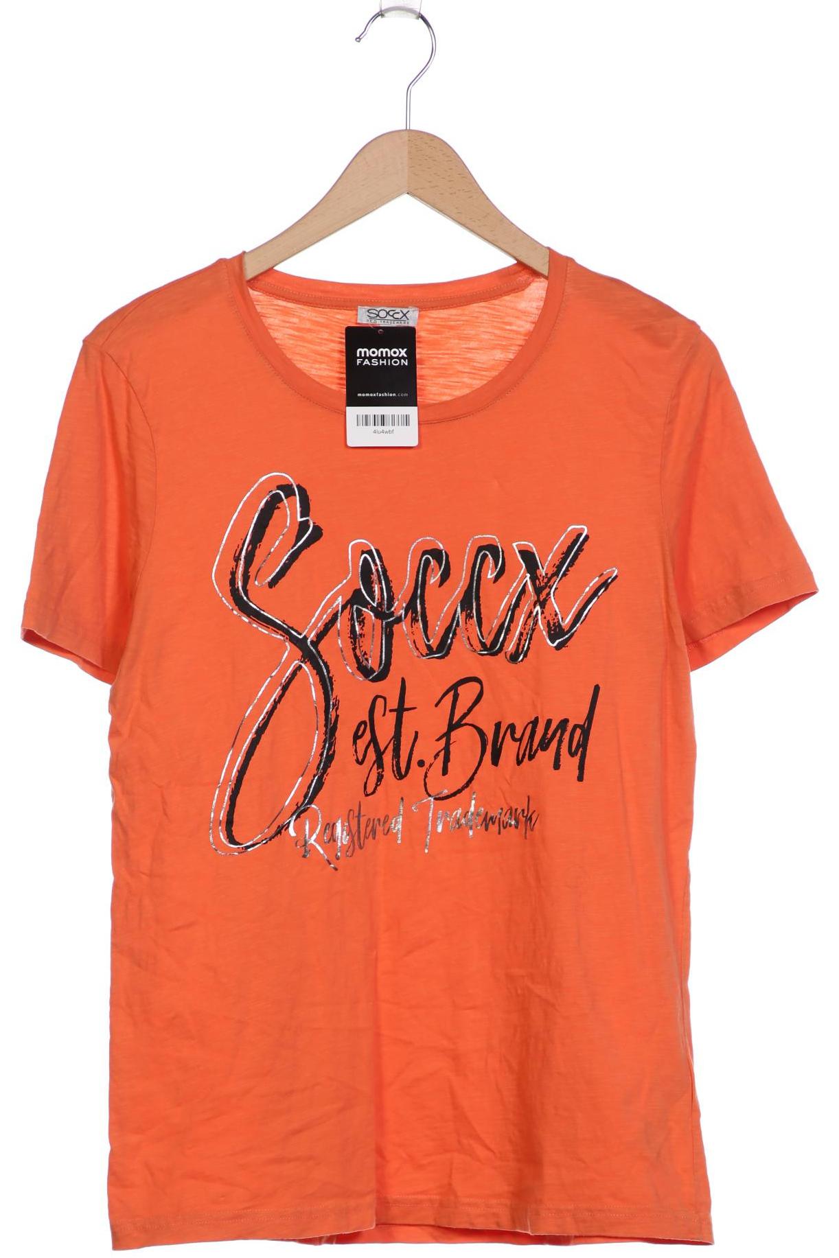 

Soccx Damen T-Shirt, orange, Gr. 40